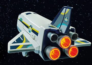 Playmobil® Konstruktions-Spielset Space-Shuttle auf Mission (71368), Space, (72 St), mit Licht