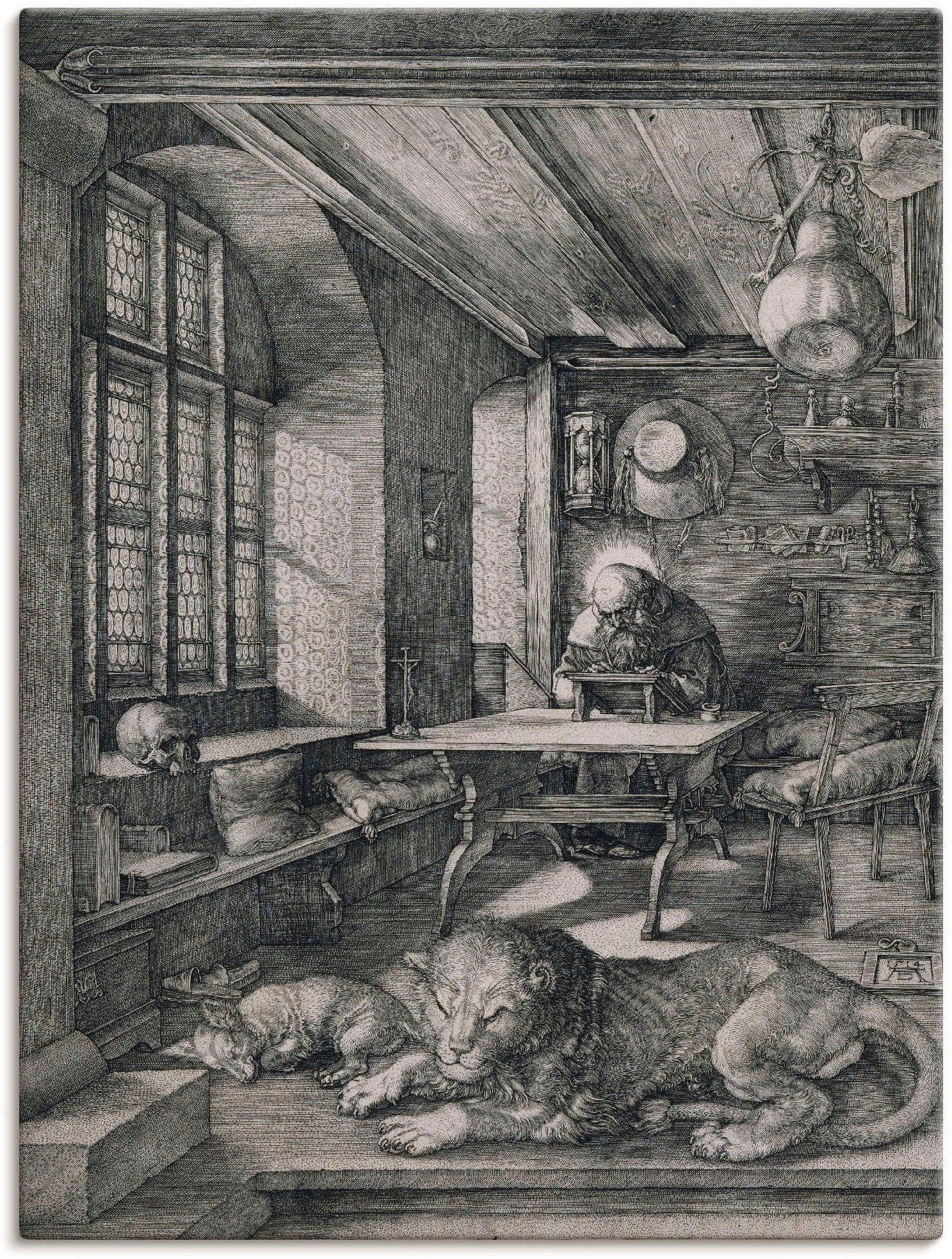 Hieronymus 1514, versch. Artland im St), Religion oder Gehäuse. Wandbild (1 in als Leinwandbild, Größen Poster Wandaufkleber