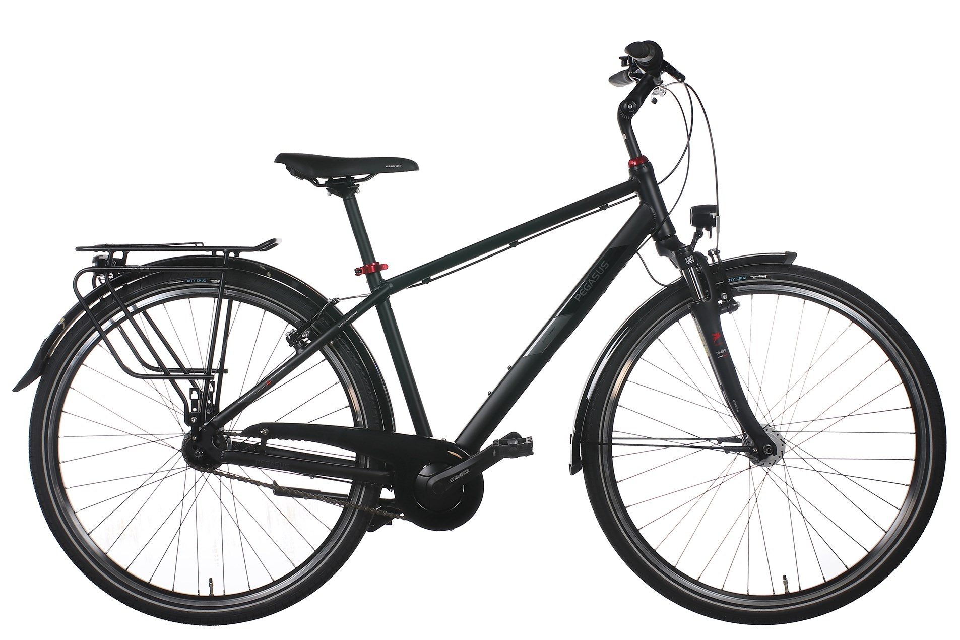 Pegasus Cityrad Pegasus Solero SL 7 Herren schwarz 2025, 7 Gang Shimano Nexus SG-C3001, Nabenschaltung