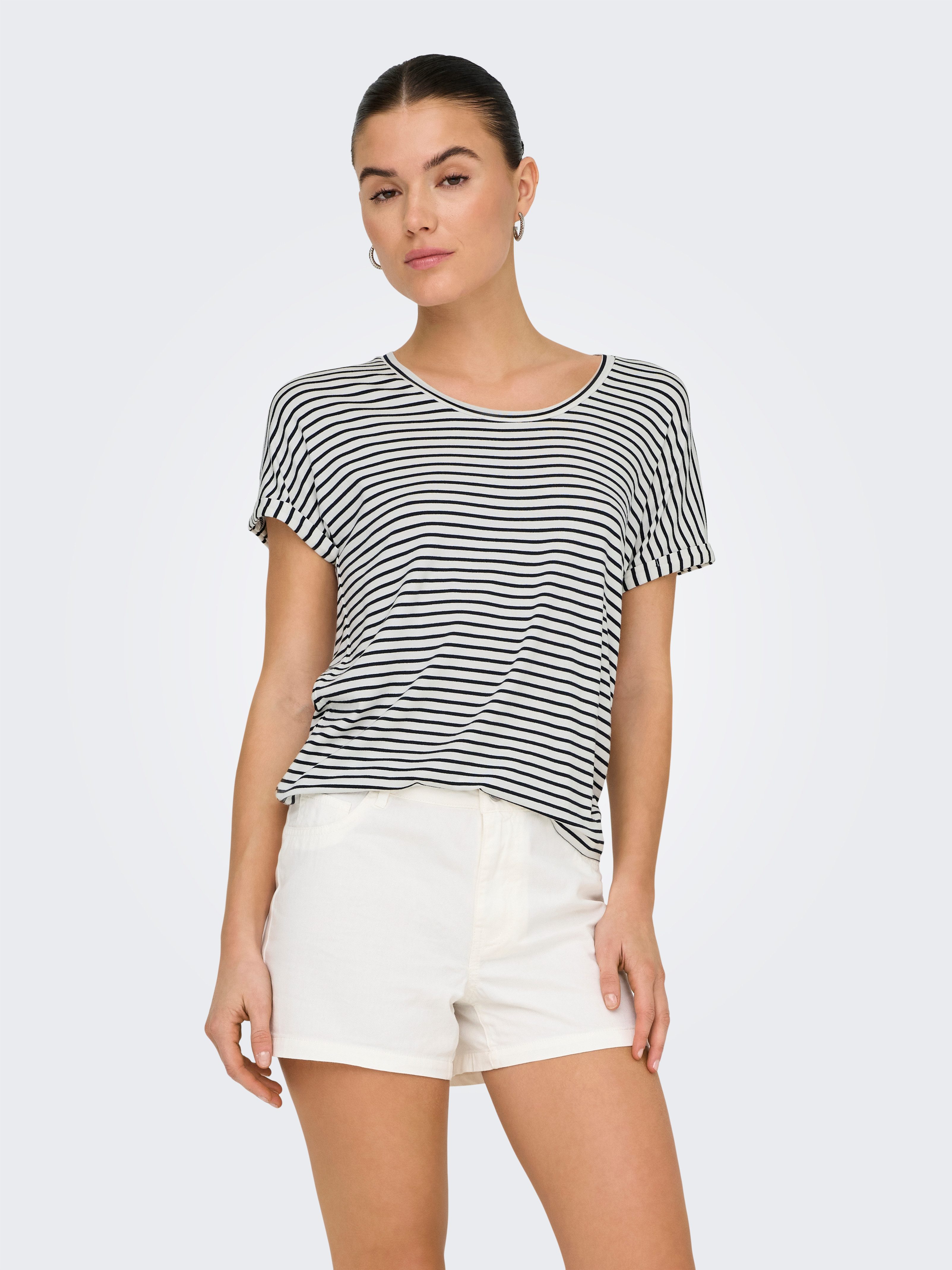 JDY Kurzarmshirt JDYSISSY S/S O-NECK TOP günstig online kaufen