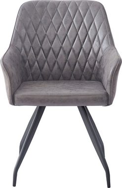 Kayoom Polsterstuhl Stuhl Amber 225 (1 St), Elegant, mit Steppung