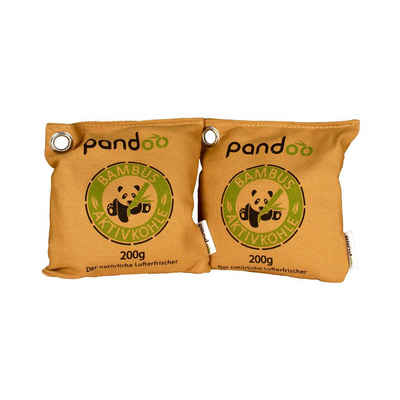 pandoo Filterbeutel Natürliche Lufterfrischer mit Bambus Aktivkohle, 0.2 kg, (Set, 2-St), Aktivkohle