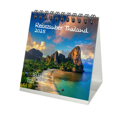Seelenzauber Tischkalender Thailandzauber Kalender für 2025 Format 10cm x 10cm Bangkok Reise