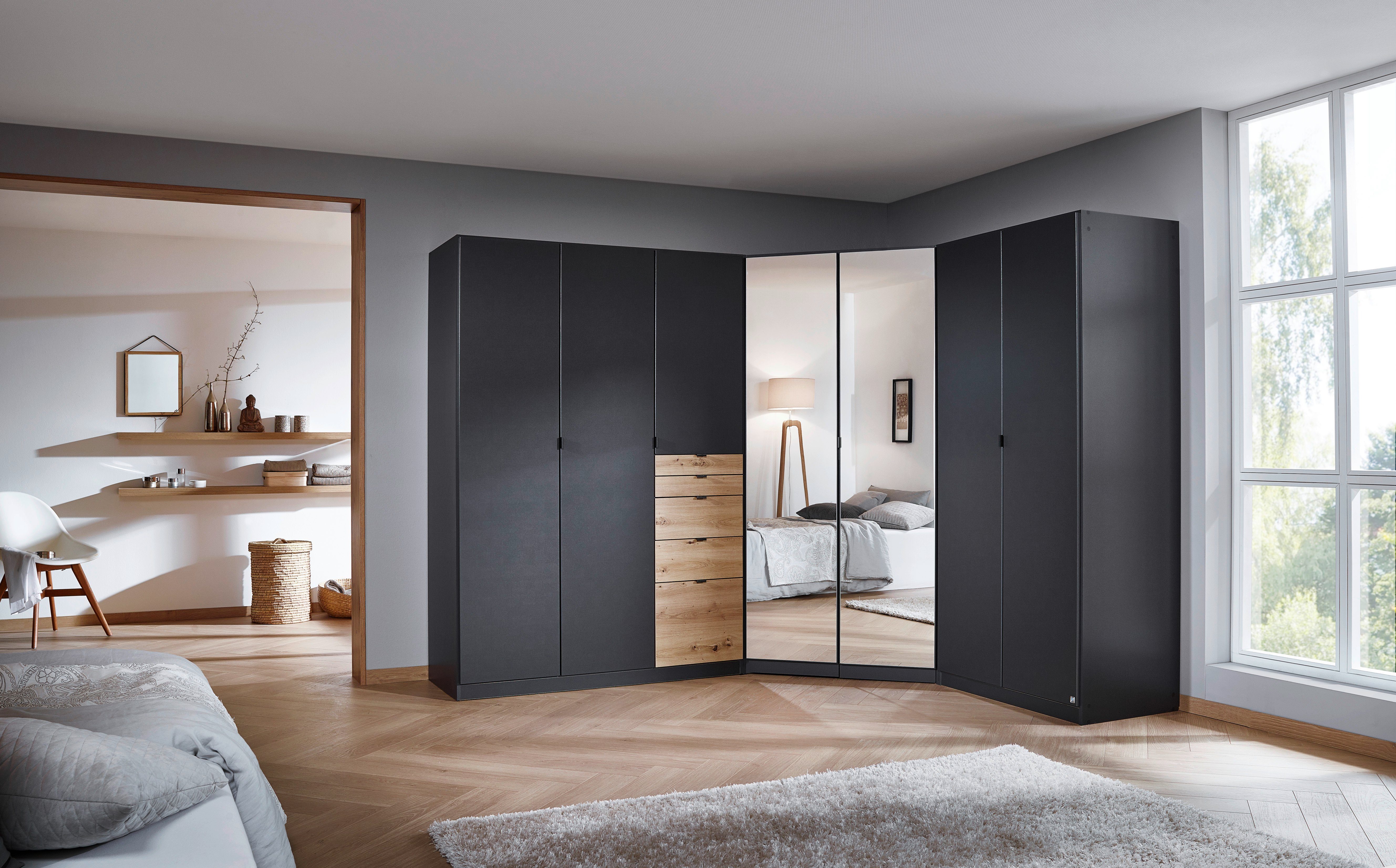 rauch Schrank-Set Ontario Graumetallic/Eiche Artisan | Schranksysteme