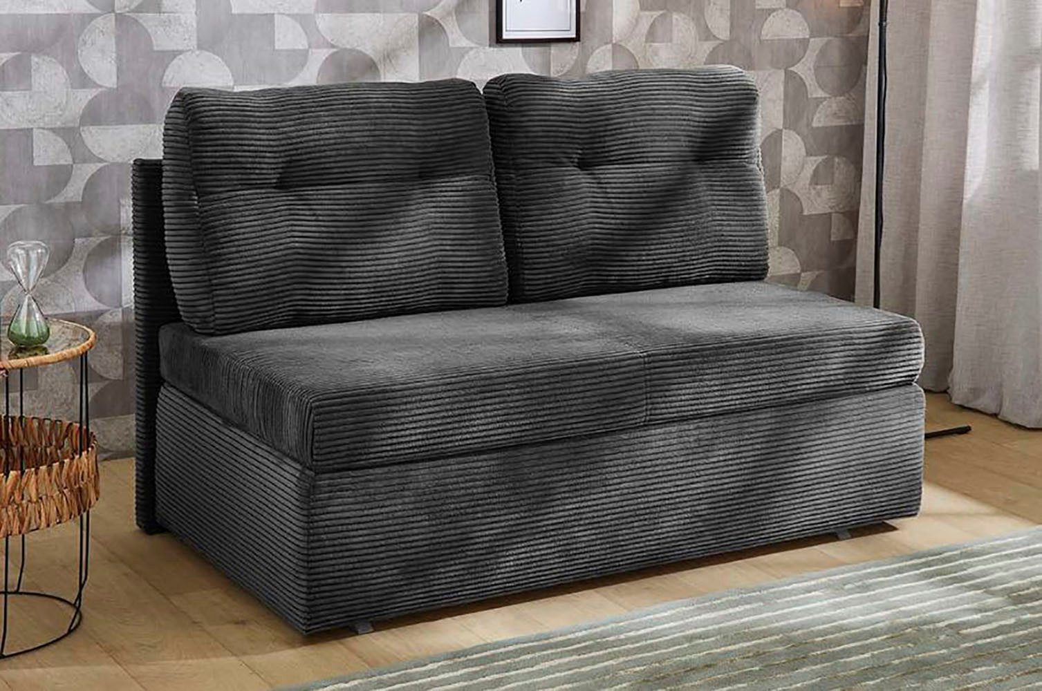 Jockenhöfer Gruppe Schlafsofa Torben, B: 130 cm, Liegefl. 126x191 cm, mit Schlaffunktion, Bettkasten & Rückenkissen