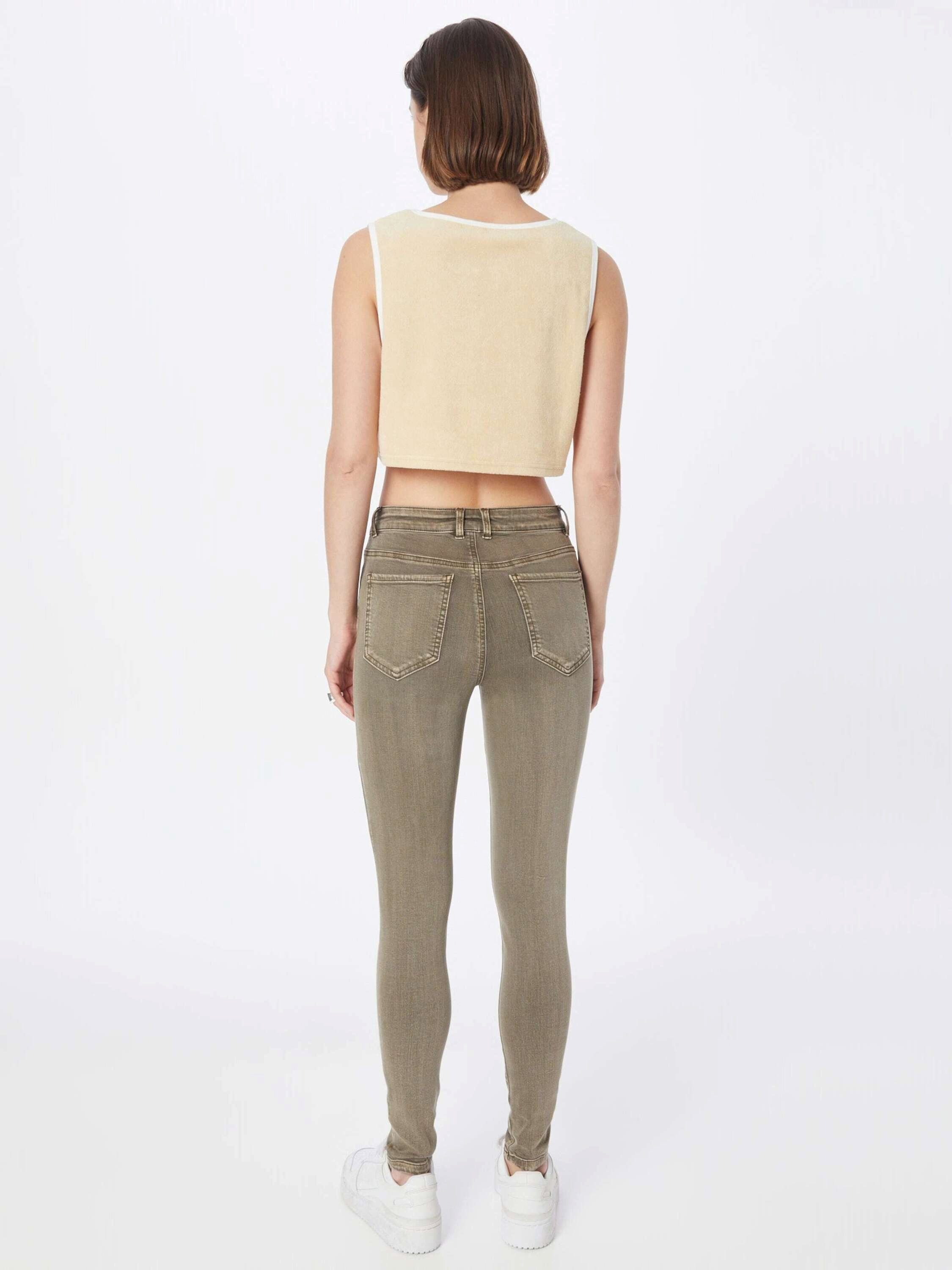 Vila Skinny-fit-Jeans Details Plain/ohne (1-tlg) AMY