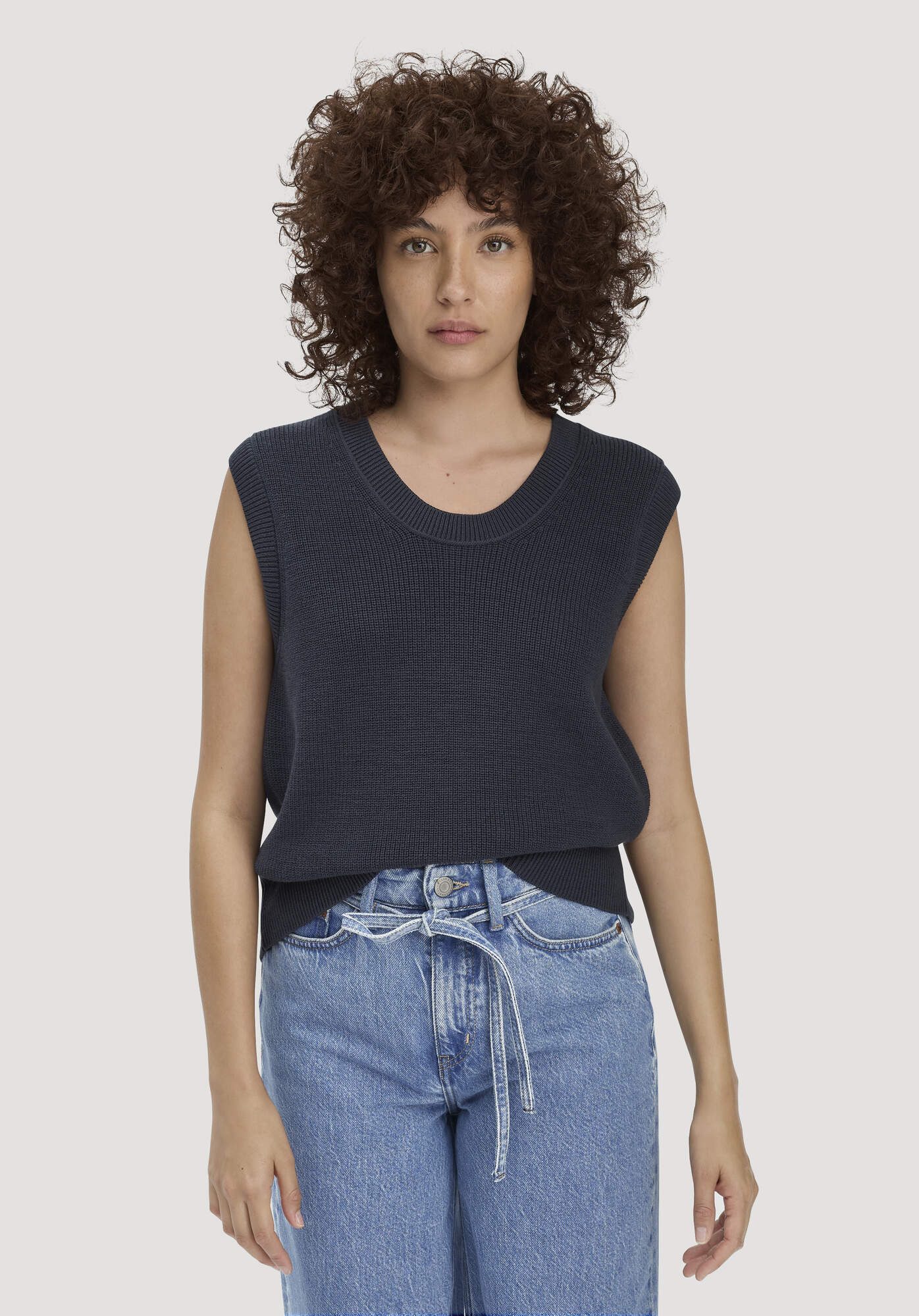 Hessnatur Stricktop aus reiner Bio-Baumwolle (1-tlg)