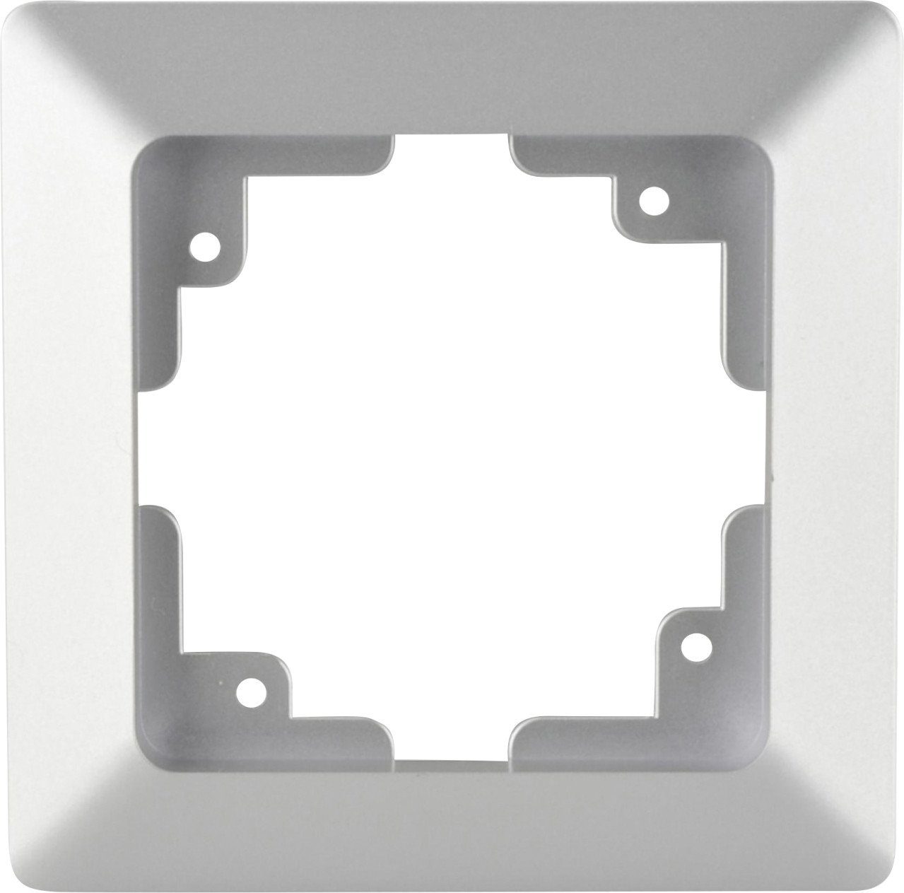 UNITEC Abdeckrahmen Unitec Abdeckrahmen LeMans 1-fach Serie 603 silber, Silber