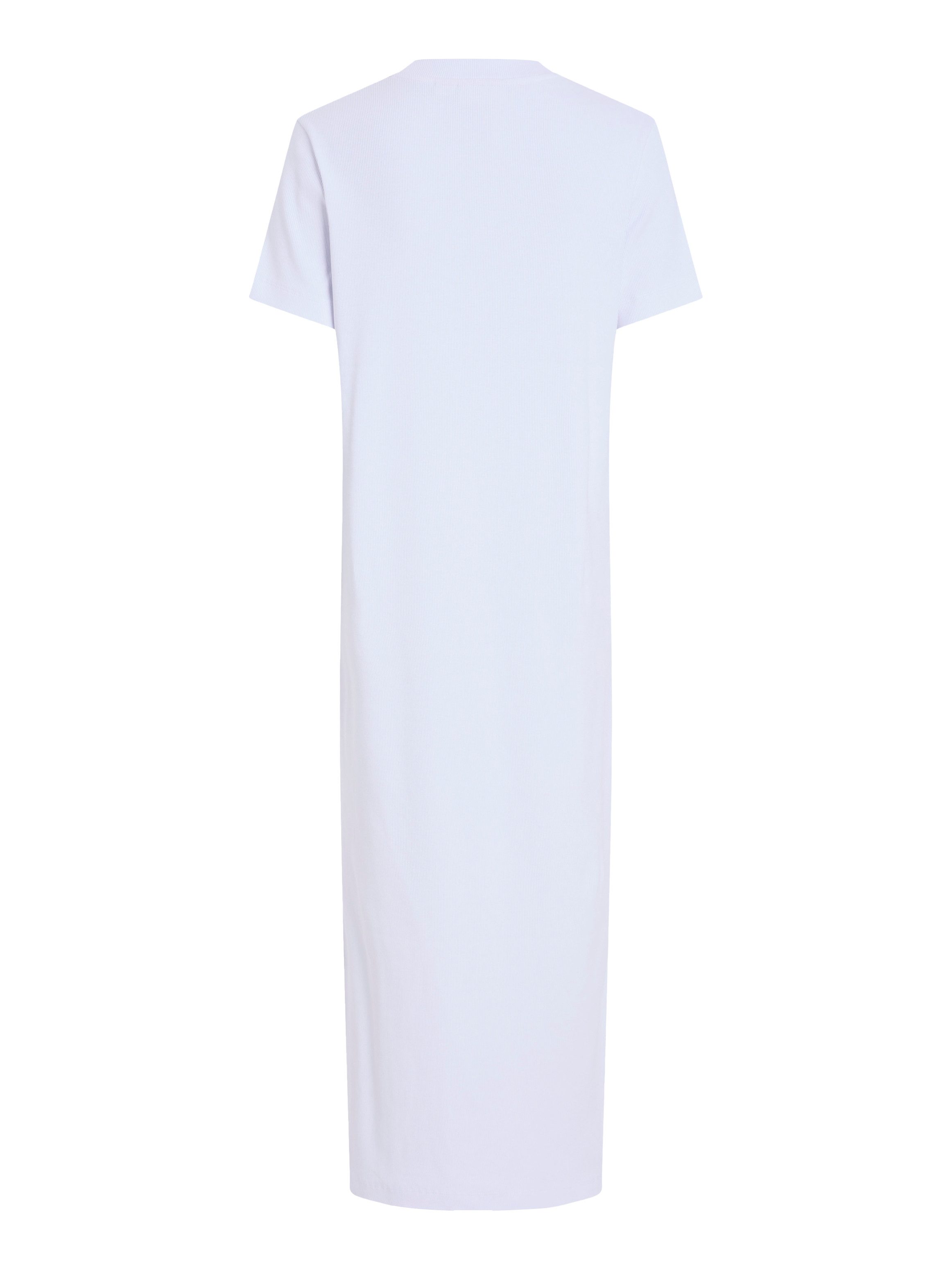 Calvin Klein Jeans midi dress MONOLOGO LONG RIB TEE DRESS with logo