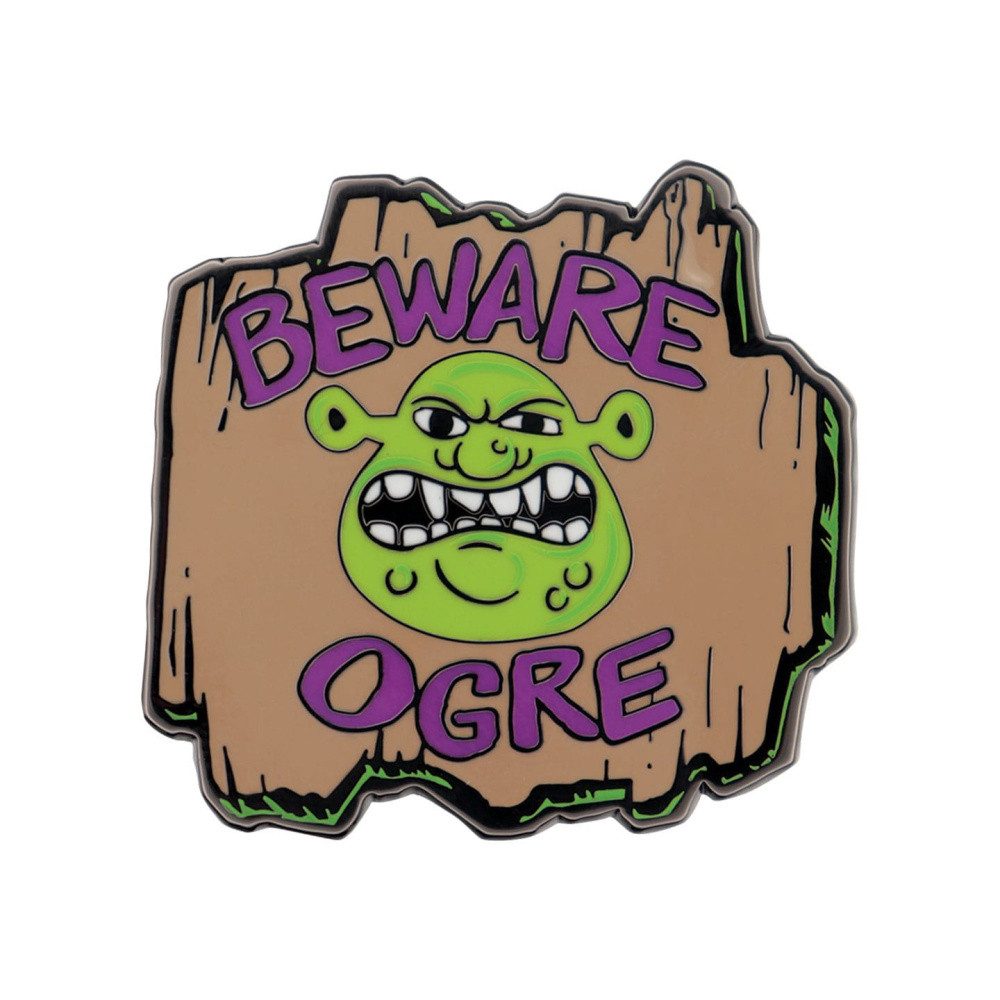 Fanattik Anstecknadel Shrek Ansteck-Pin Beware Ogre Limited Edition