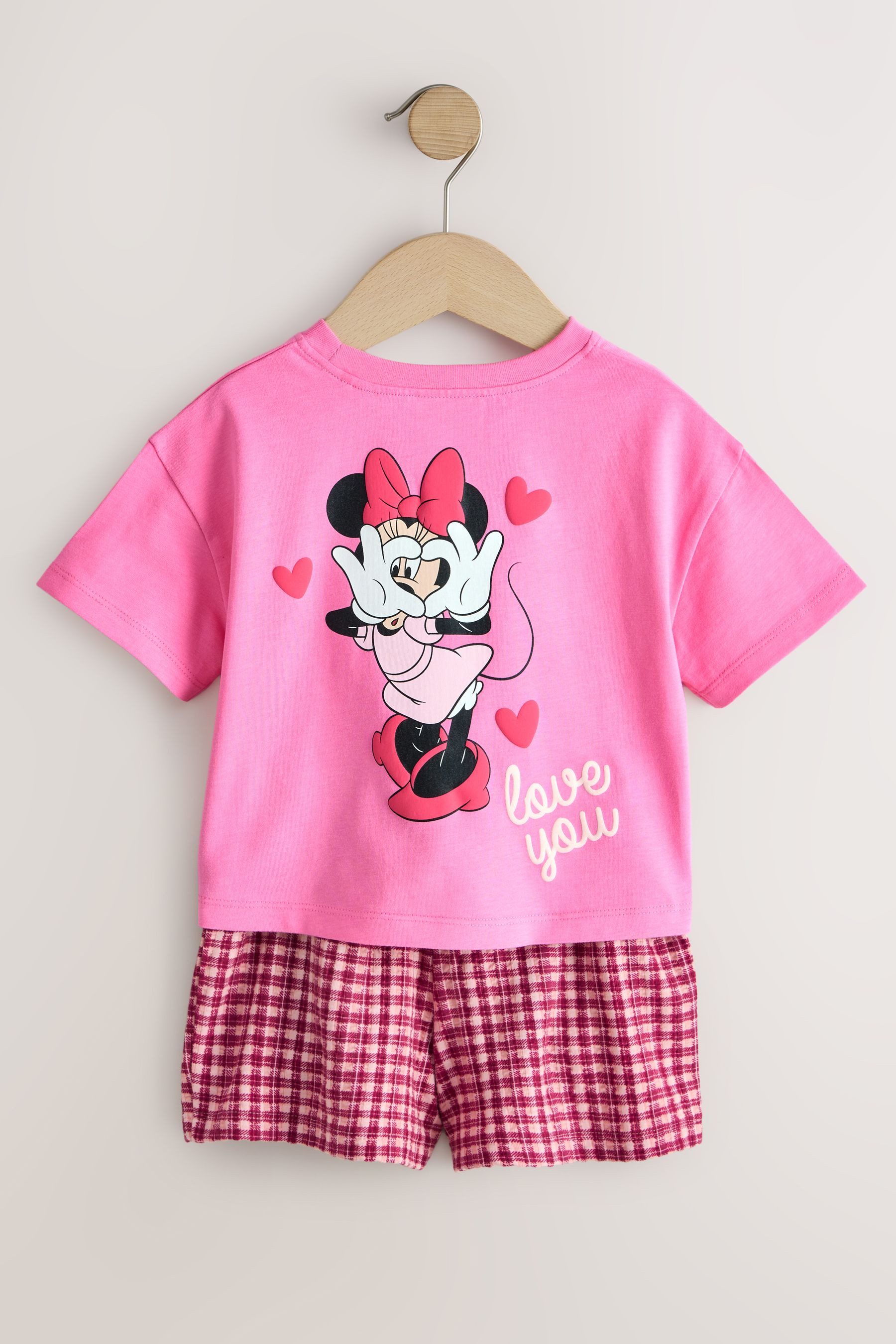 Next T-Shirt & Shorts Minni Mouse T-Shirt und Shorts im Set (2-tlg)