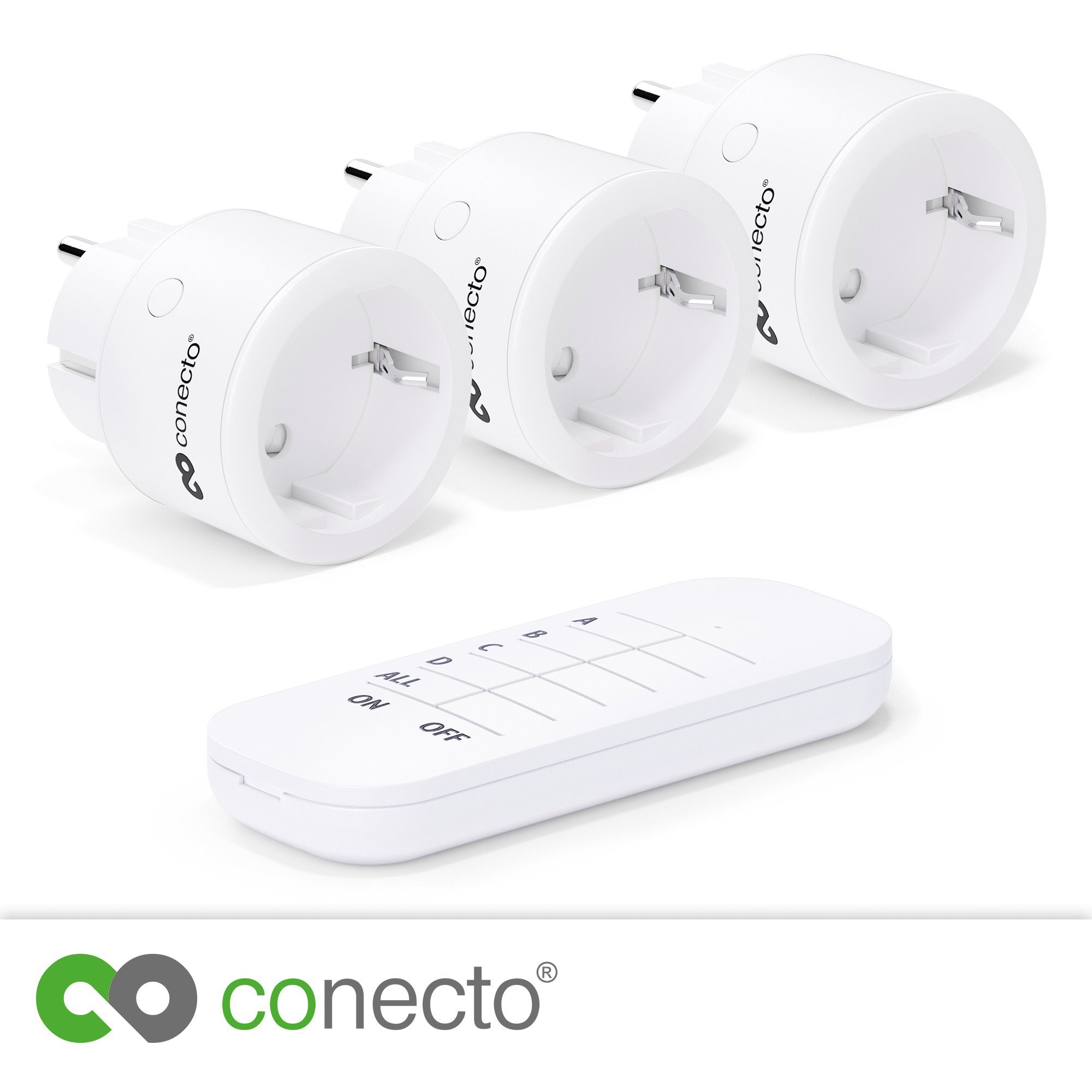 2300 conecto Set Funk-Steckdosen Watt Funksteckdose conecto