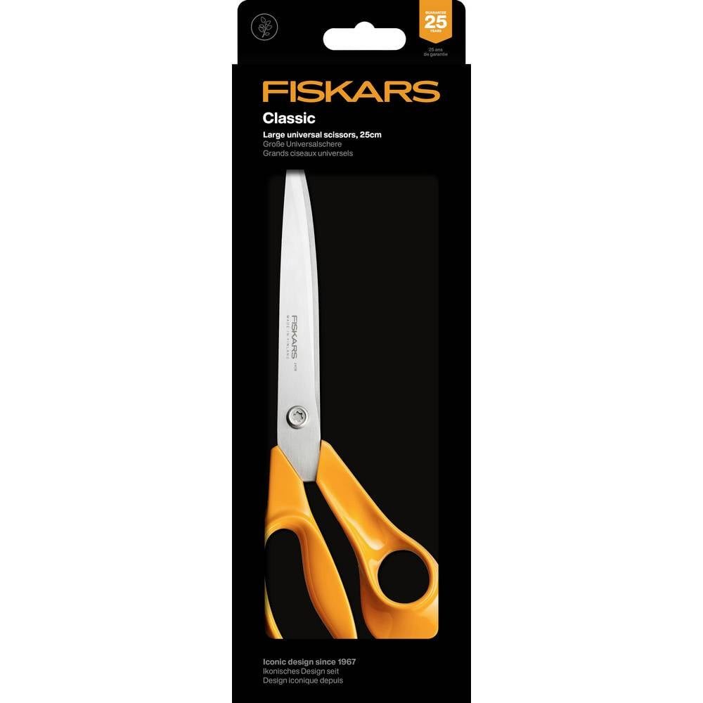 Fiskars Universalschere 1075039 Universalschere Rechtshänder 250 mm Orange