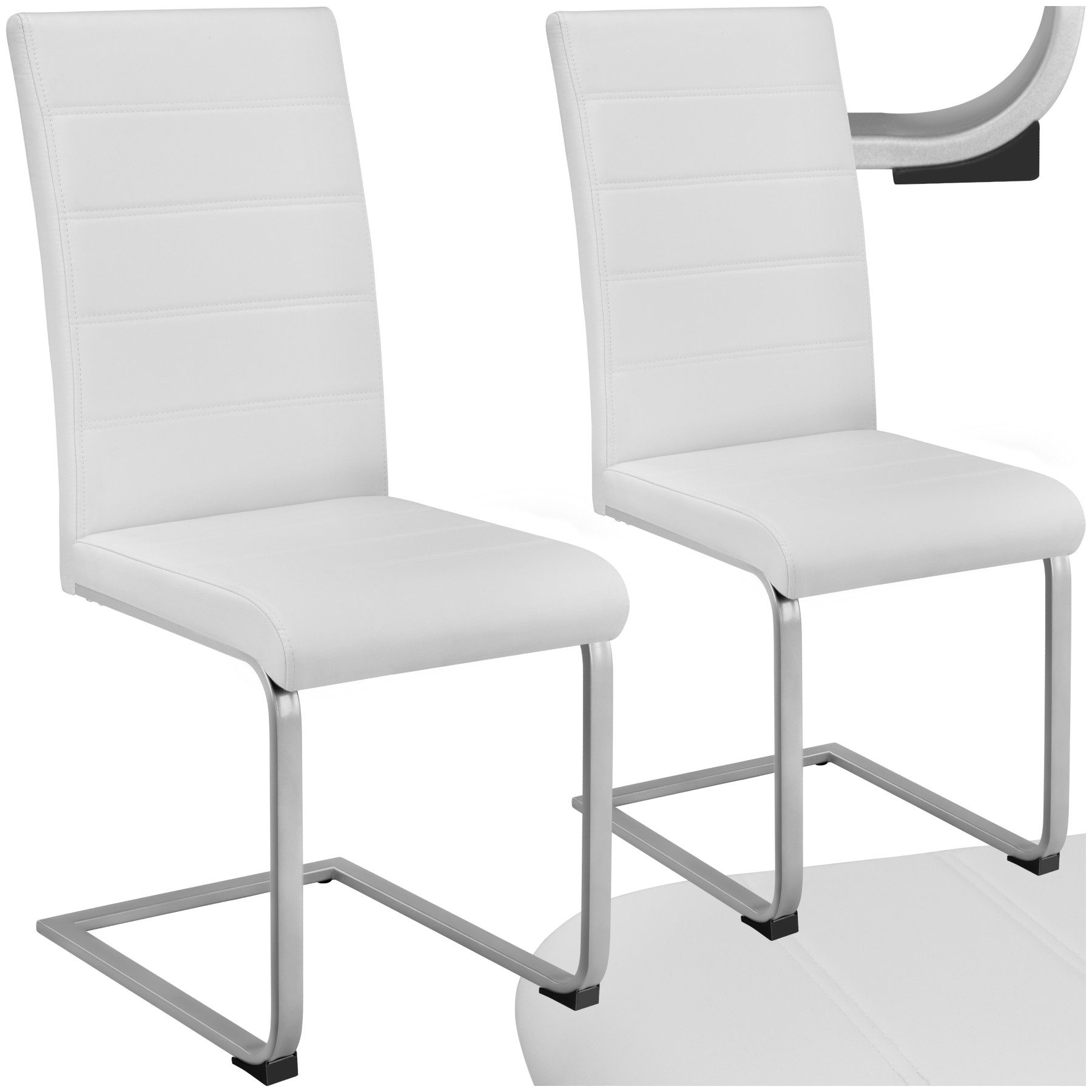 tectake Esszimmerstuhl Set Schwingstuhl (Set, 2 günstig online kaufen