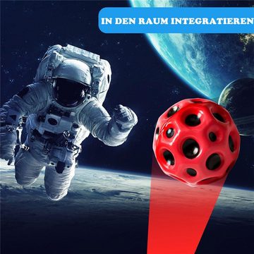 Fivejoy Hüpfball Anti-Gravity Mondstein Bouncy Ball Meteorit Höhle Ball 3 Stück
