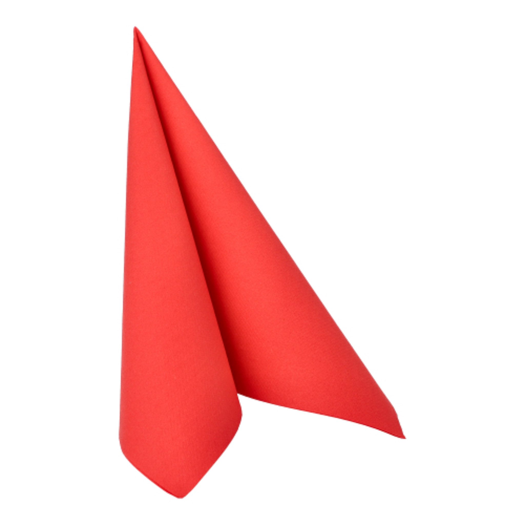 PAPSTAR Papierserviette, Servietten stoffähnlich 40x40cm Royal Collection 50 Stück Rot