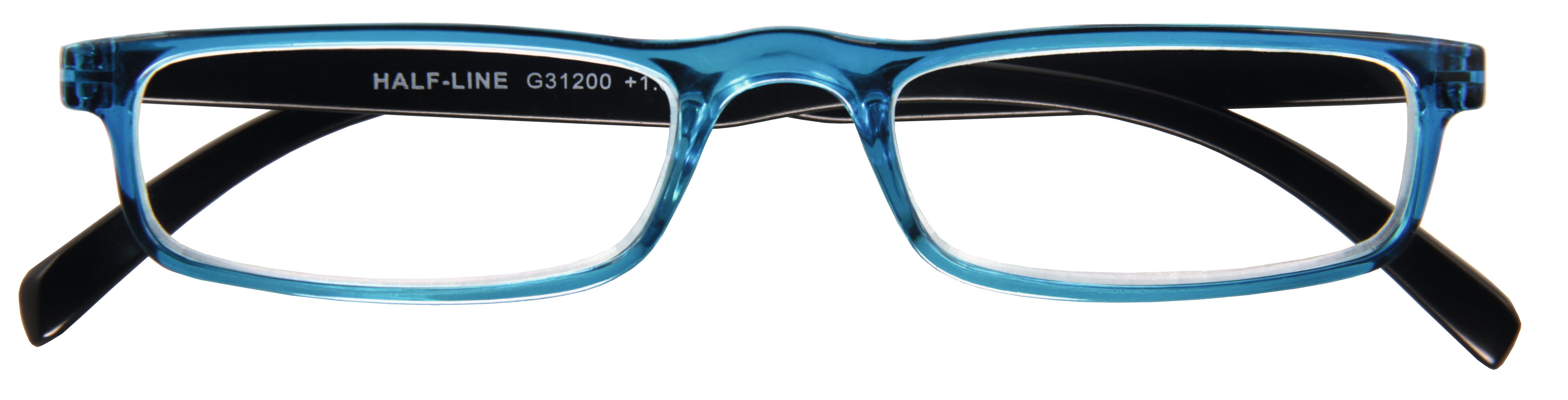 I NEED YOU - HAMBURG READERS Lesebrille Half-Line, Federscharnier