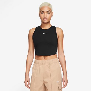 Nike Crop-Top Nike Sportswear Essentials Ribbed Cropped Top