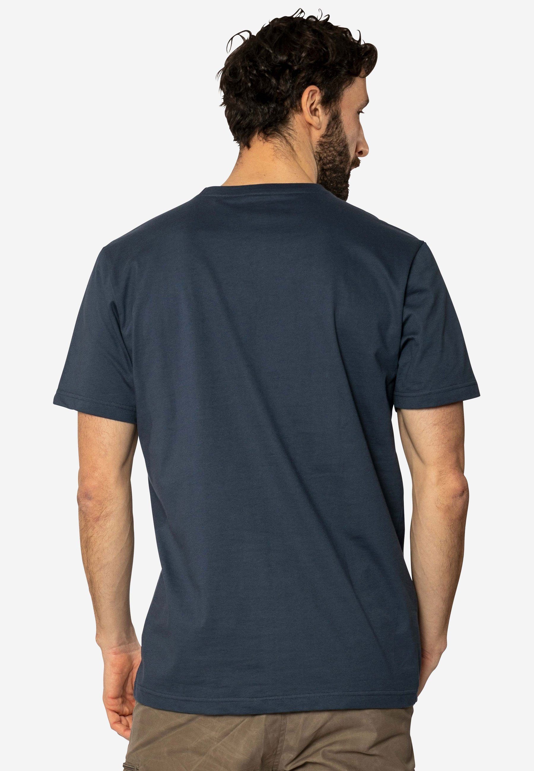 Elkline Print Stimmt darkblue T-Shirt Stabil VW Bulli Kurzarm Alles Brust