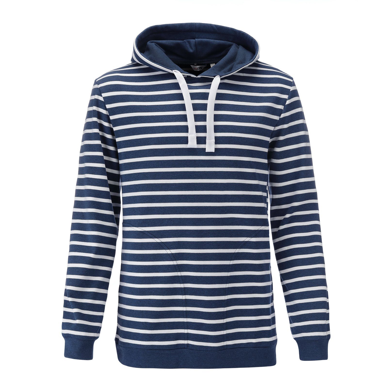 modAS Kapuzenpullover 29006 Unisex Pullover gestreift – Bretonisches Streifenshirt mit Kapuze