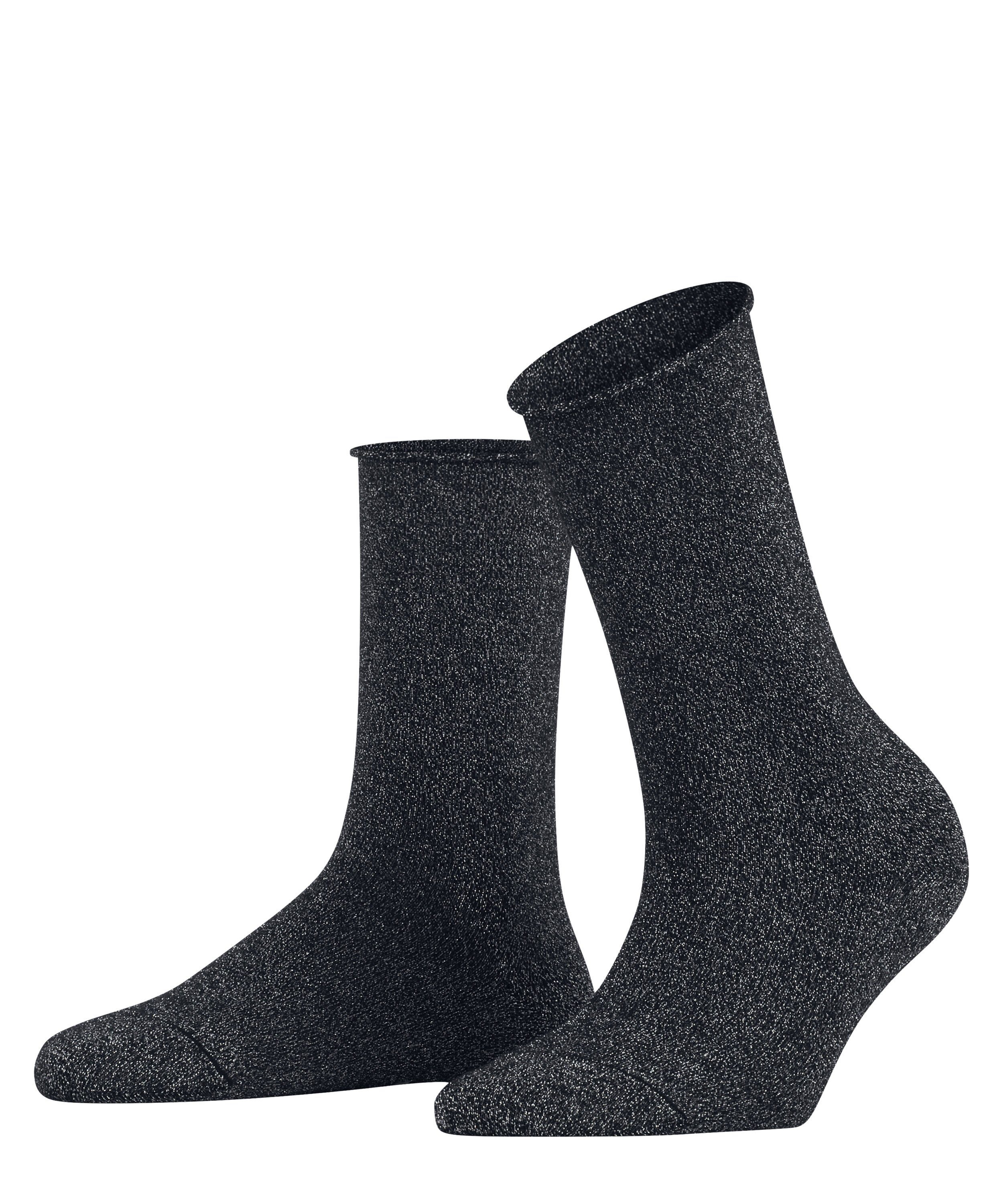 FALKE Socken Shiny Socken mit allover Glanz (1-Paar) mit allover Glanz