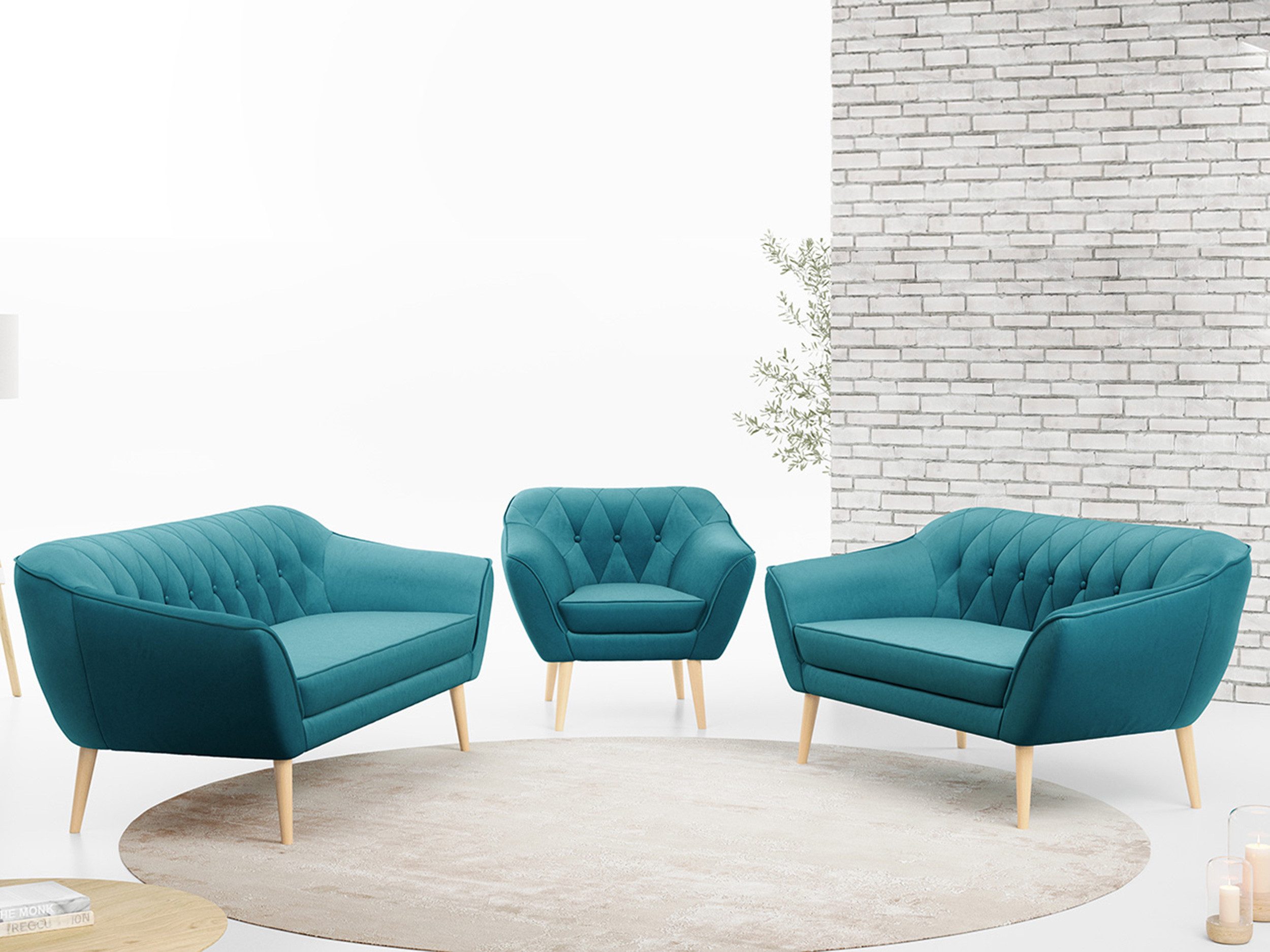 MKS MÖBEL Sofa PIRS 3 2 günstig online kaufen