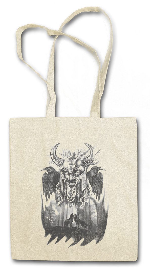 Beuteltasche Odhin VIII Stofftasche Runen Vikings Runes Walhalla Odin Thor Norse