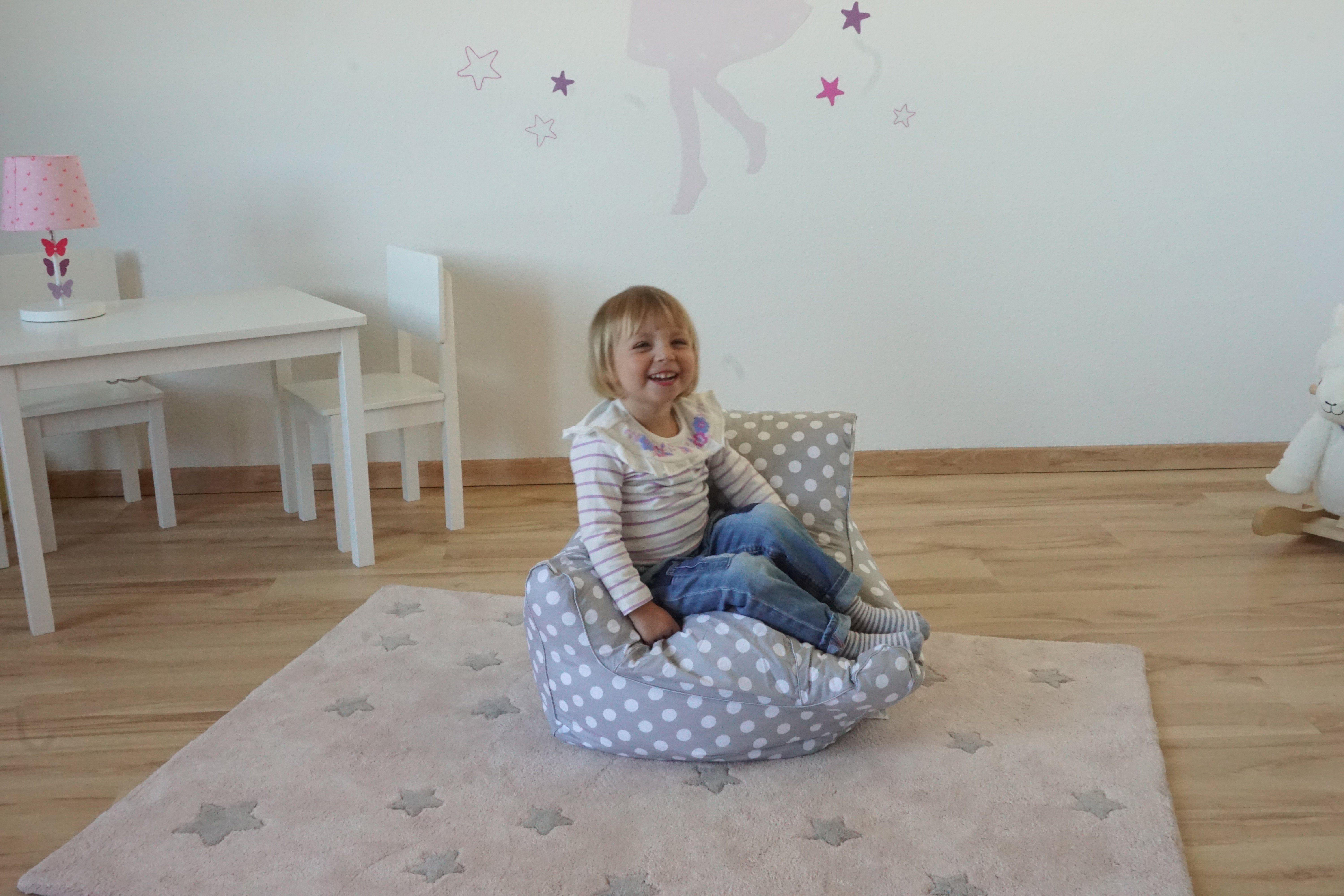 Kinder; für Knorrtoys® in Dots, Sitzsack Europe Grey, Made