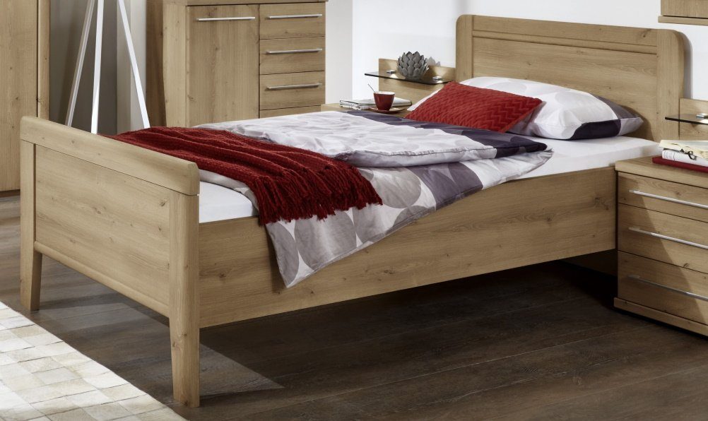 bv-vertrieb Bettgestell Seniorenbett Eiche bianco Komfortbett günstig online kaufen