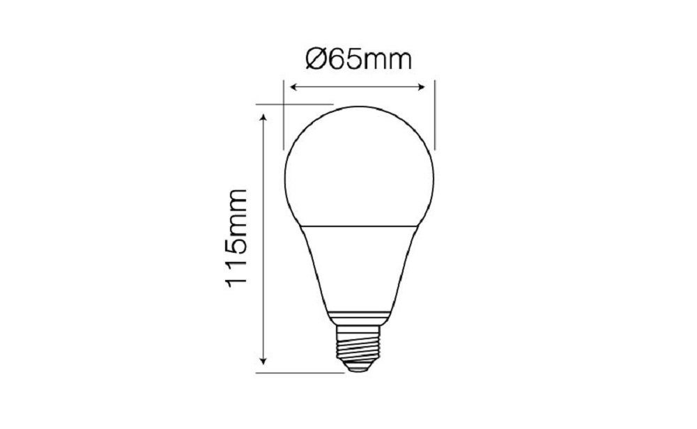 Glühbirne E27 Ceramic LED-Leuchtmittel Leuchtmittel 13W LED-Line 1300 LED lm Neutralweiß