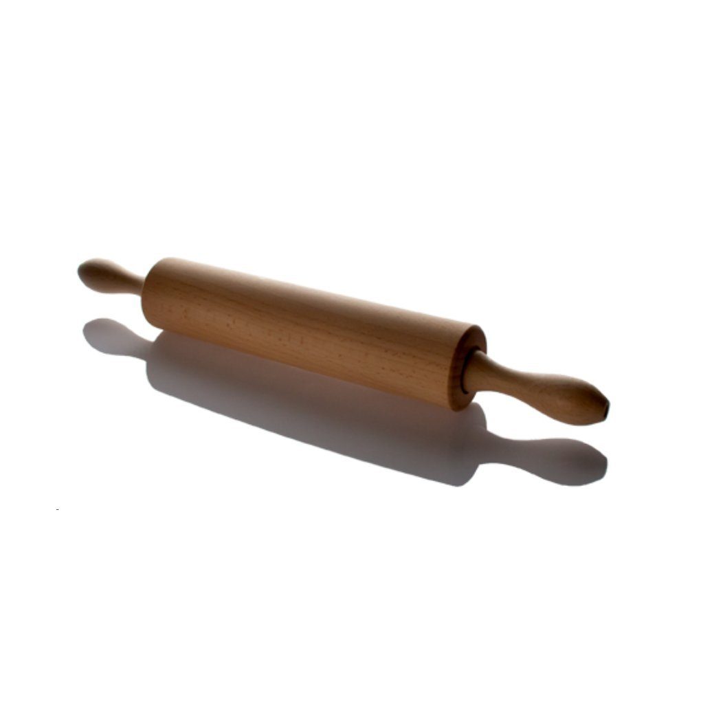 LARES Teigroller Nudelholz - aus Buchenholz, zum optimalen Verteilen von Teig und Ähnlichem - Made in Germany