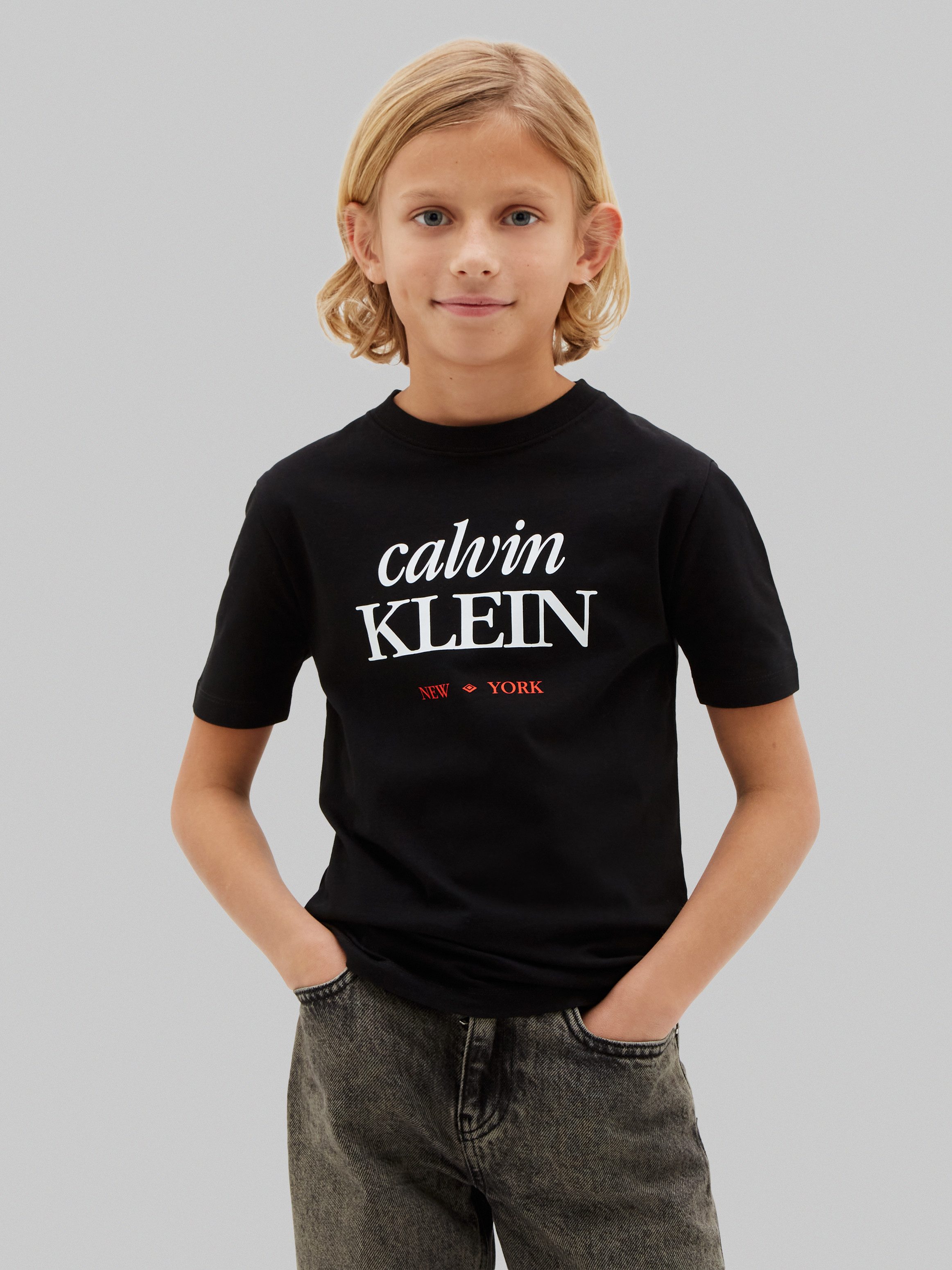 Calvin Klein Jeans T-Shirt LOGO T-SHIRT Regular fit für Kinder, mit Logoschriftzug