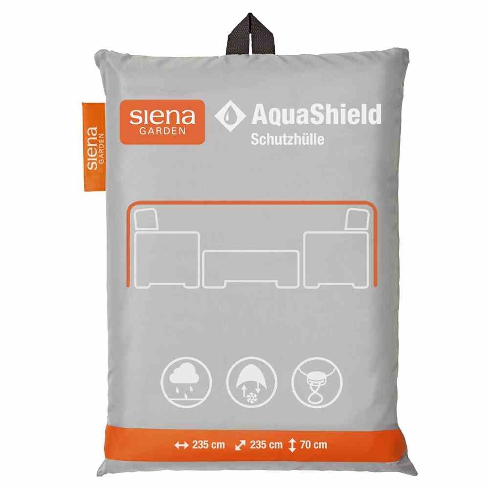 GAUTZSCH Gartenmöbel-Schutzhülle in grau, Polyester - 235x70x235cm (BxHxT)