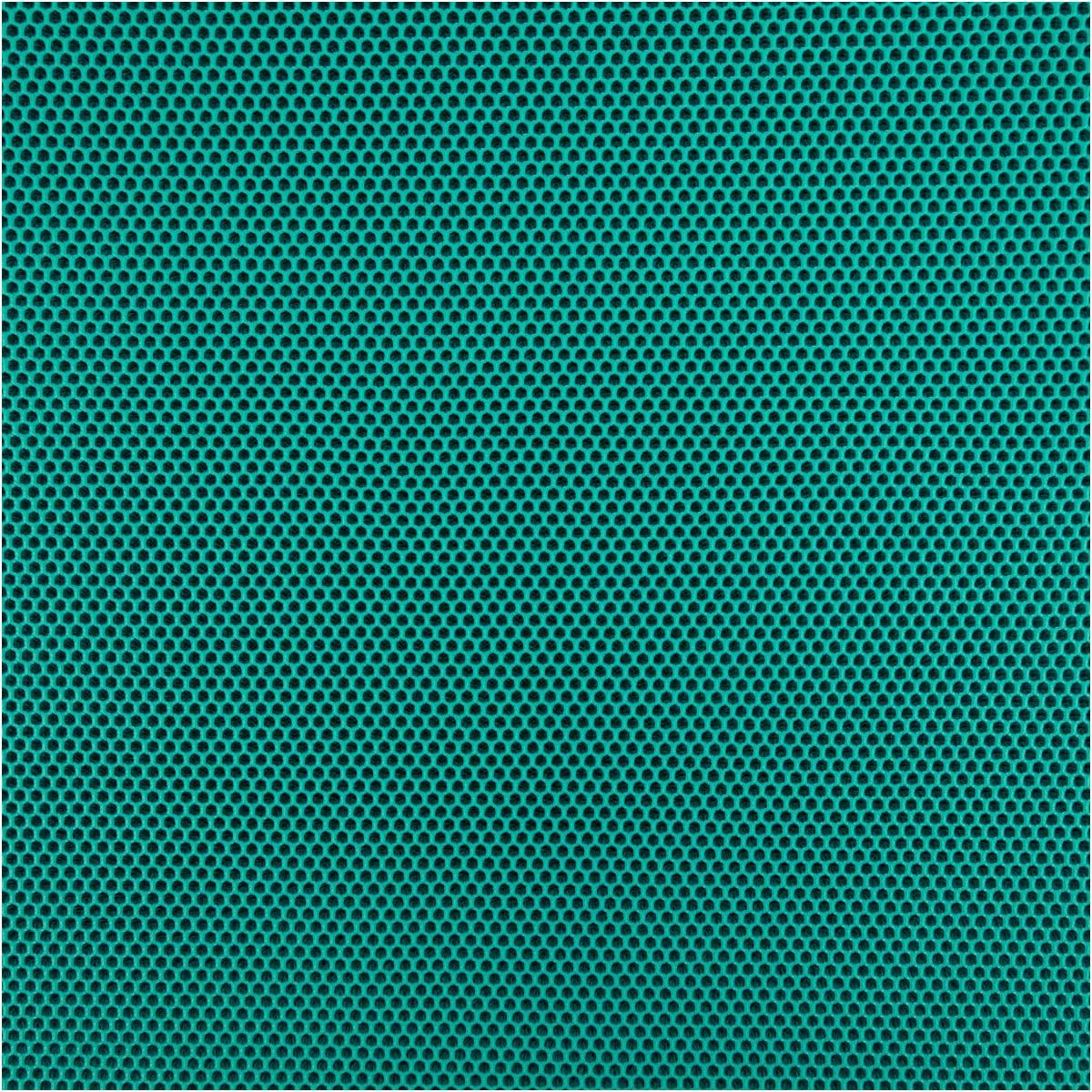 Swafing Stoff Mesh Stoff 3D Wabenstruktur aqua schwarz – 150 cm, Martindale 30.000, atmungsaktiv