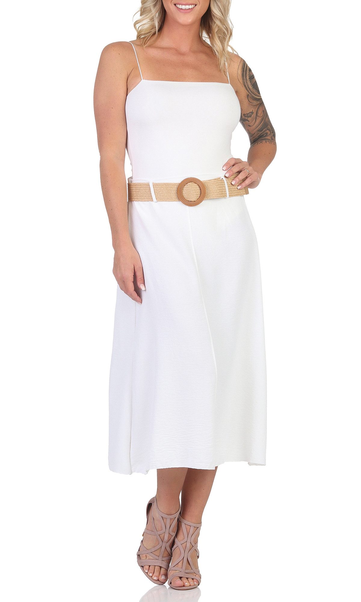 simaranda Sommerrock Damen Rock 2602 34-38 Weiß günstig online kaufen