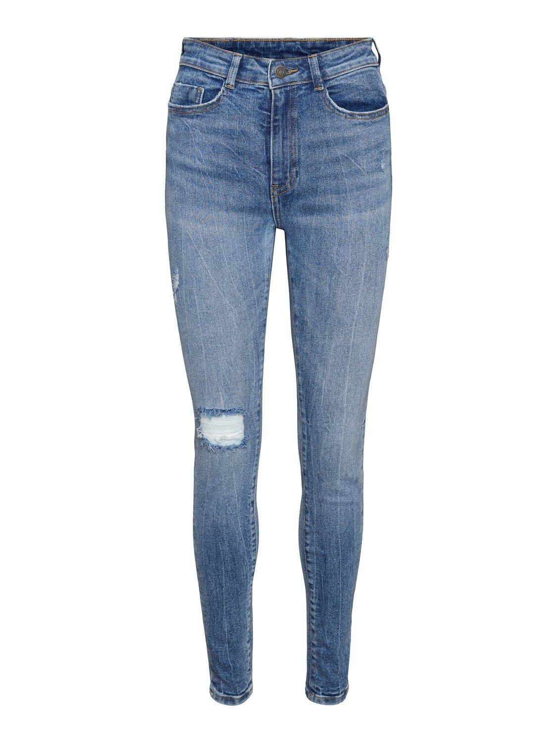 Noisy may Skinny-fit-Jeans NMCALLIE HW SKINNY mit Stretch günstig online kaufen