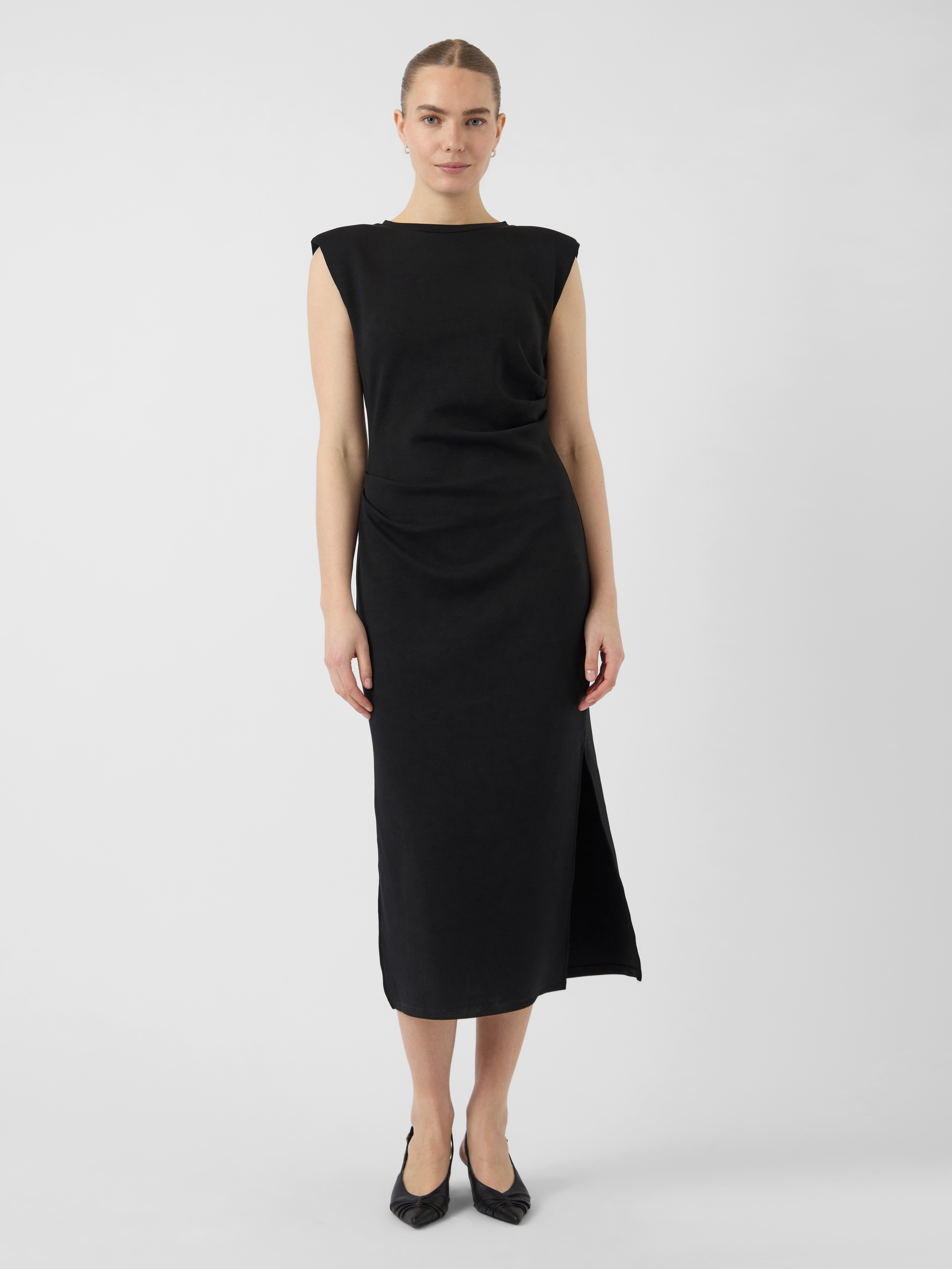 Y.A.S Maxikleid YASPINA SL LONG DRESS NOOS Baumwollmischung mit Stretch – Bild 5 von 5
