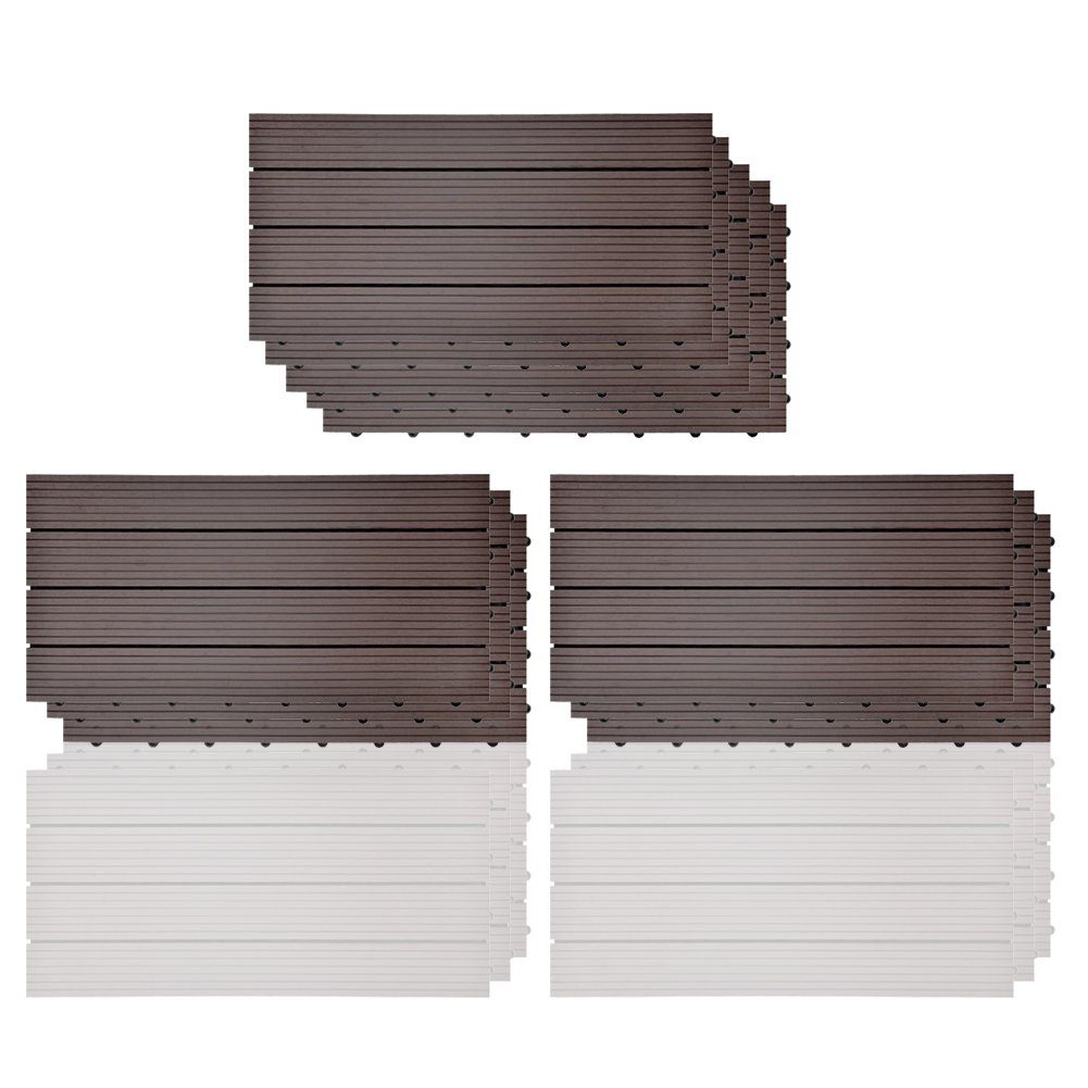 euroharry WPC-Fliesen 2qm 30x60 cm WPC günstig online kaufen