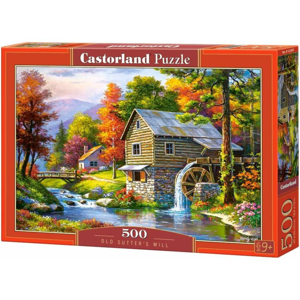 Castorland Puzzle Puzzle Alte Mühle 500 Teile, Puzzleteile
