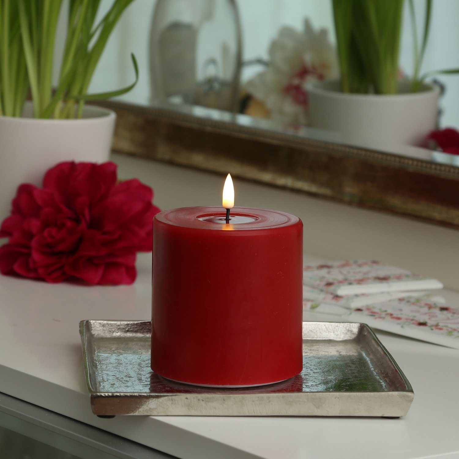 Deluxe Homeart LED-Kerze Mia Deluxe Echtwachs günstig online kaufen