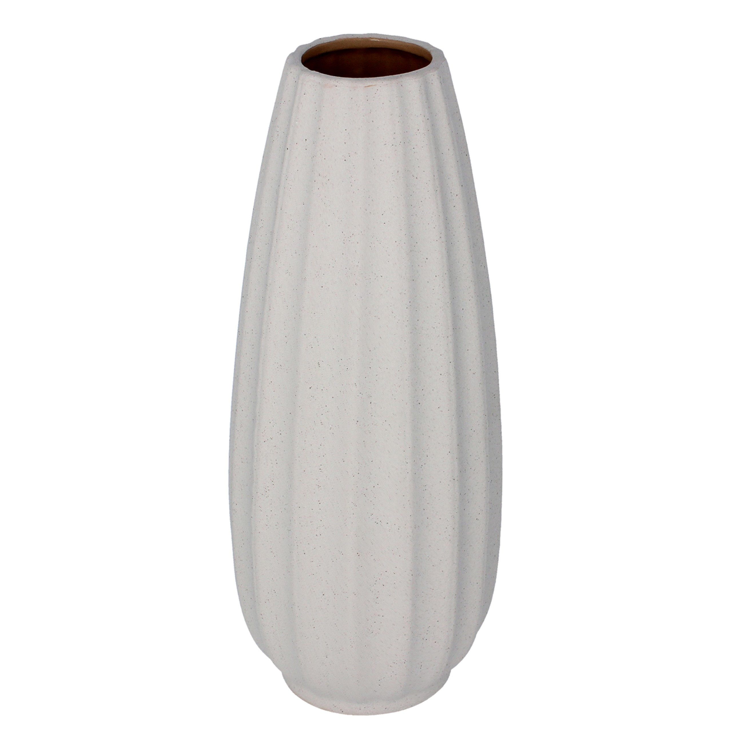 Sarcia.eu Dekovase Beige Keramikvase, hohe Blumenvase günstig online kaufen