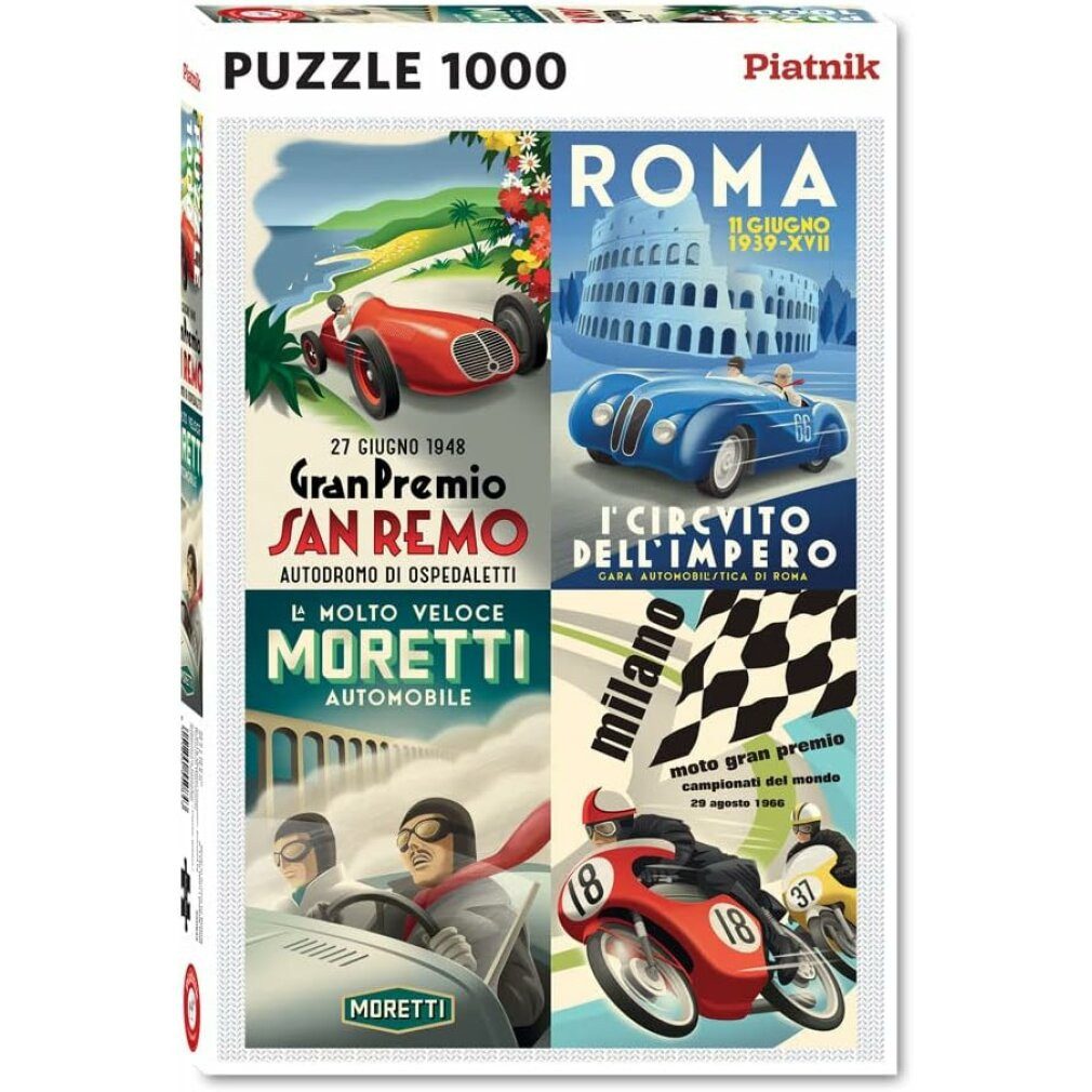 Piatnik Puzzle Puzzle Oldtimer Autos 1000 Teile, Puzzleteile