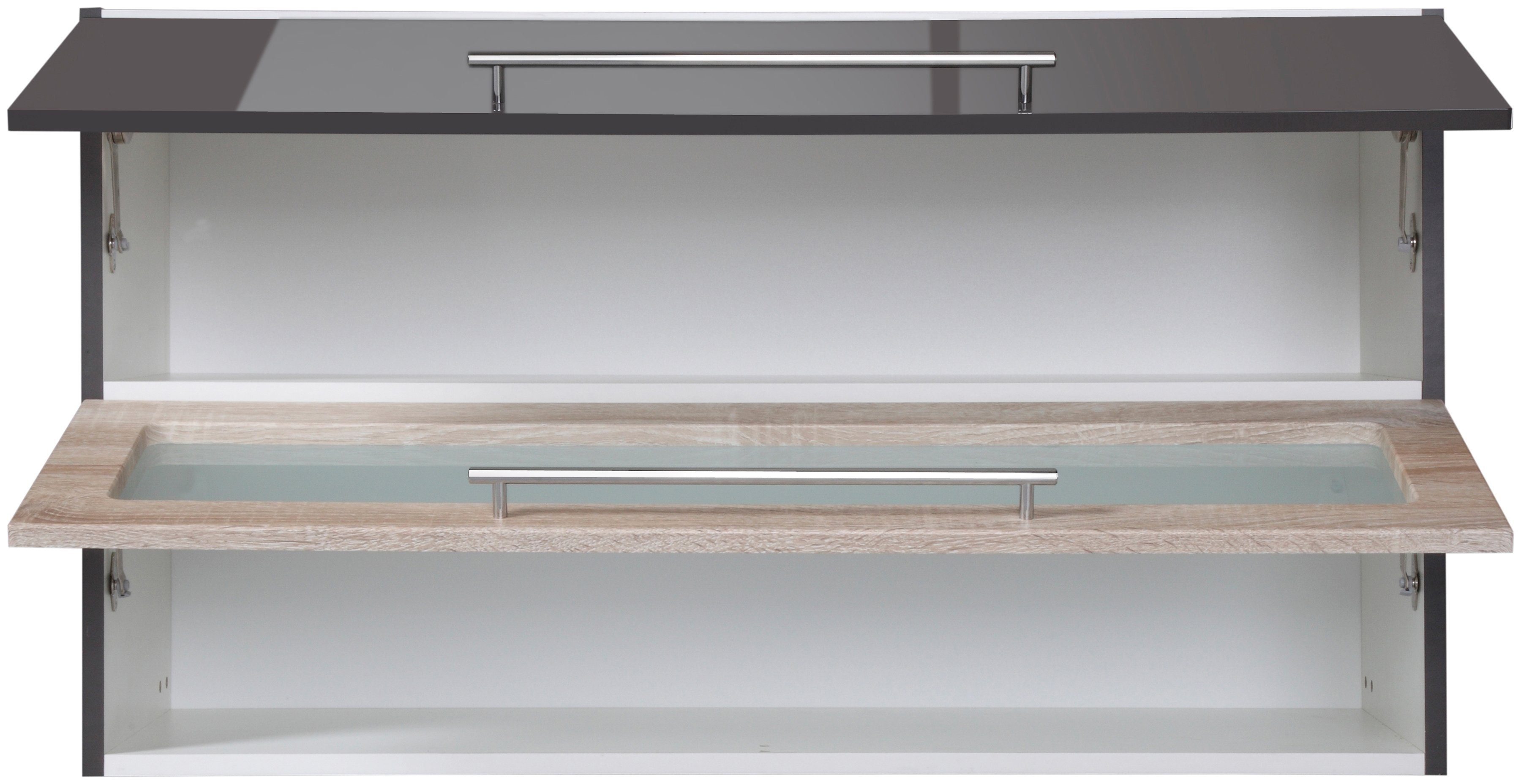 KOCHSTATION Klapphängeschrank KS-Wien Breite 100 cm