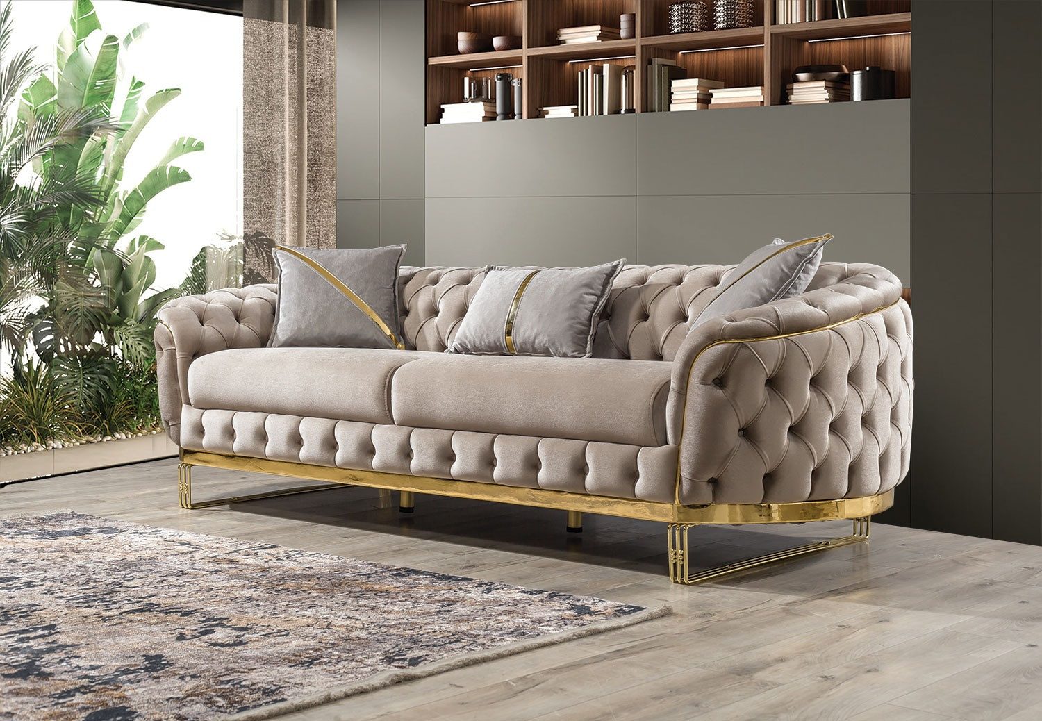 Viva Möbel Sofa IKON, Luxus und Eleganz in einem Sofa-Set. günstig online kaufen