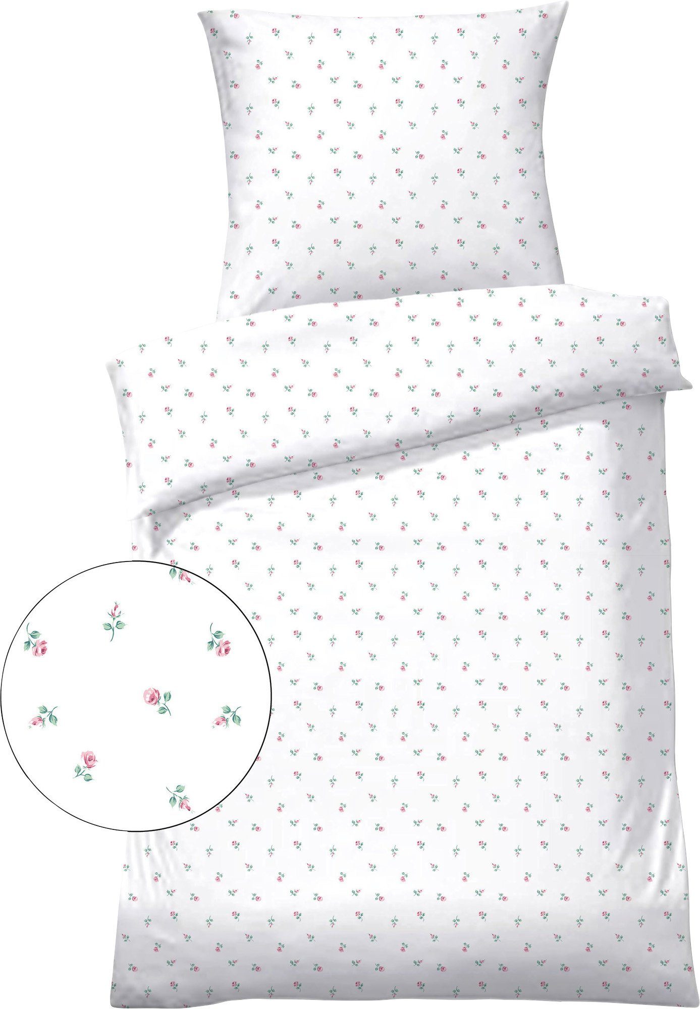 Kaeppel Bettwäsche Uni, Mako-Satin, 3 teilig, günstig online kaufen