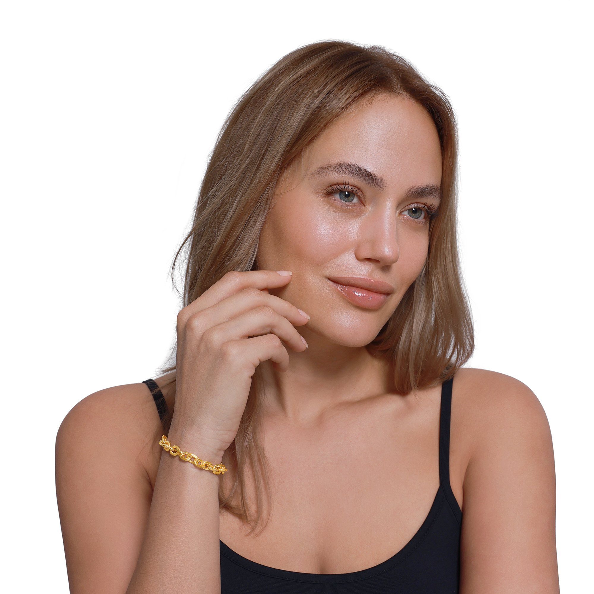 Armkette Heideman inkl. goldfarben Geschenkverpackung), Armband (Armband, Alya Frauen