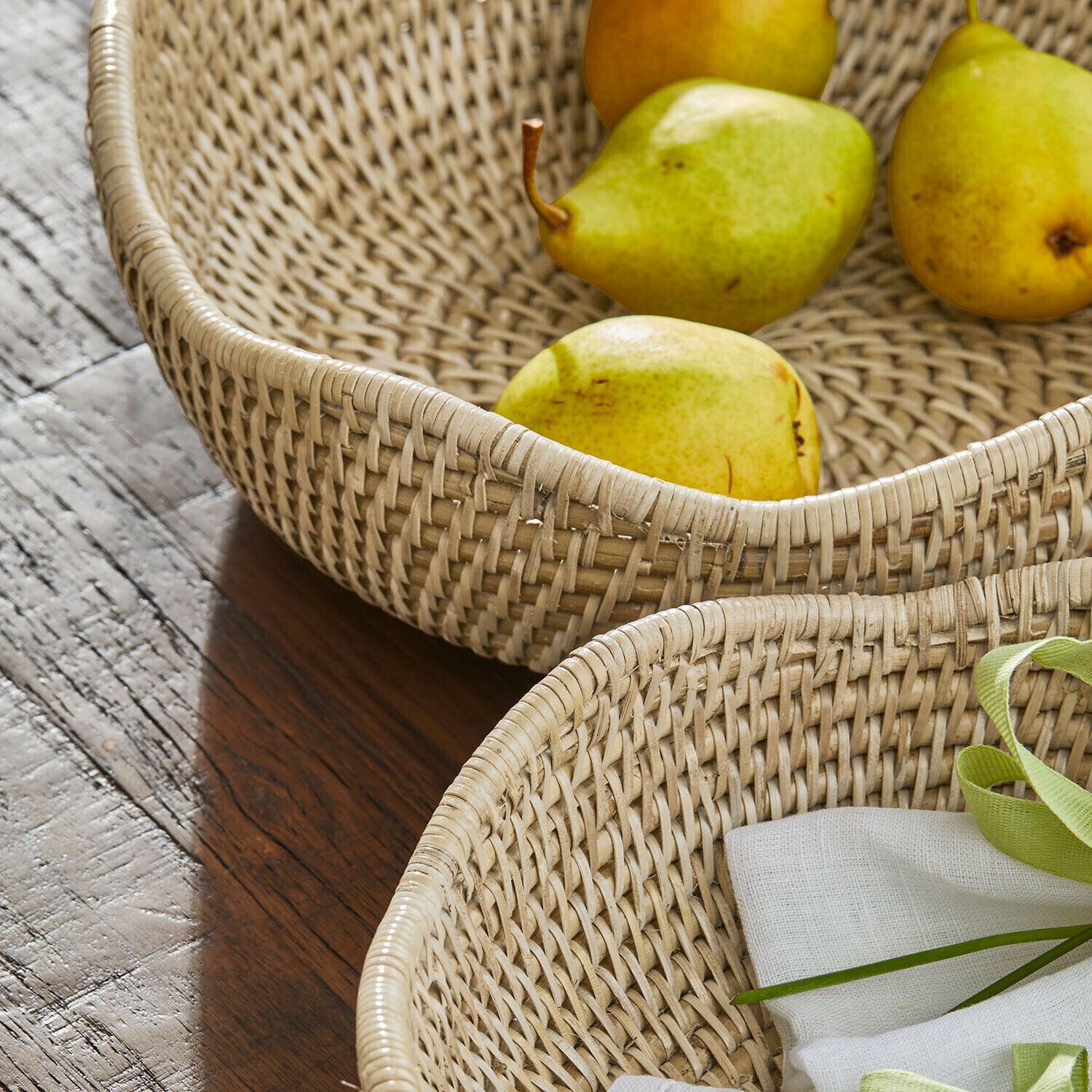 Mirabeau Dekokorb Korb 2er Set Seravoux braun (2er Set, 2er Set)