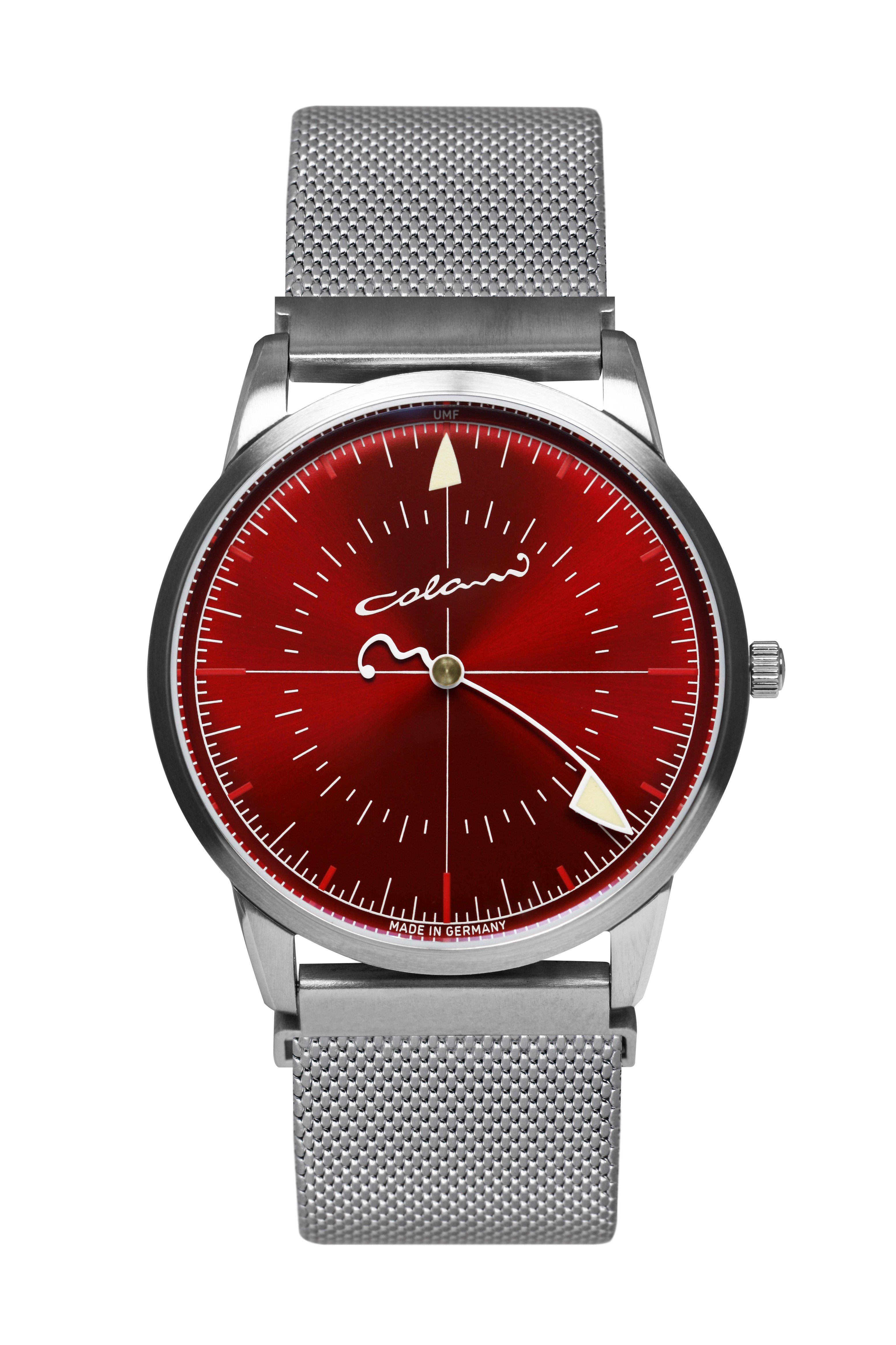 Quarzuhr 1340M-5, UMF Ruhla Colani Quarzuhr mit Monotimer Limited Edition