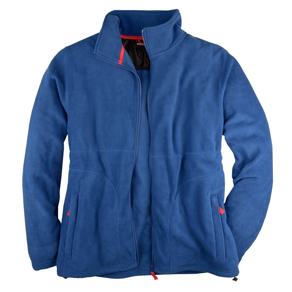 marc & mark Fleecejacke Marc & Mark Fleecejacke Übergröße blau