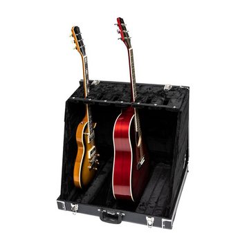 Stagg E-Gitarren-Koffer GDC-6 Gitarrenständer Etui für 6 elektrische oder 3 akustische Gita...
